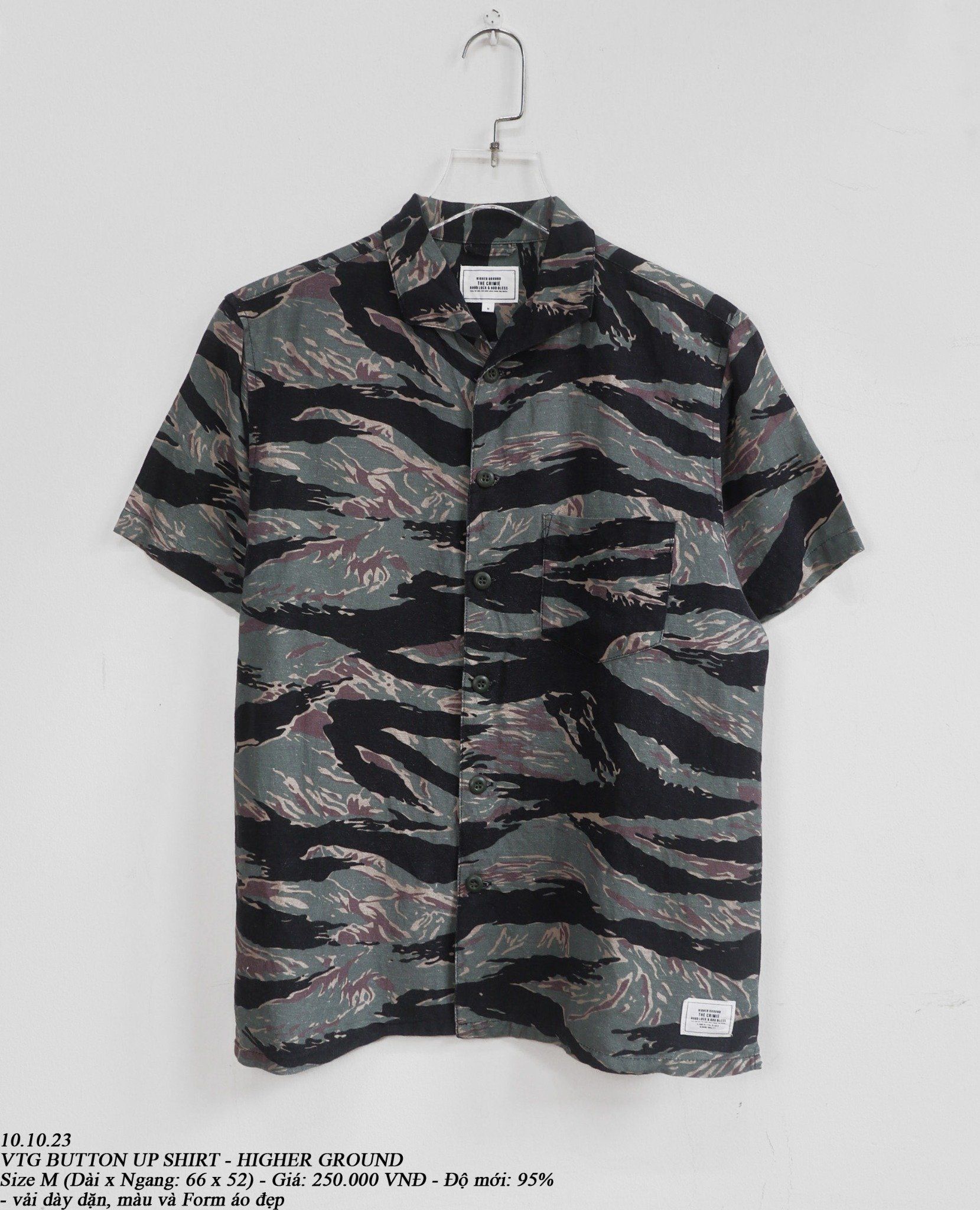 10.10.23 - VTG BUTTON UP SHIRT - HIGHER GROUND
