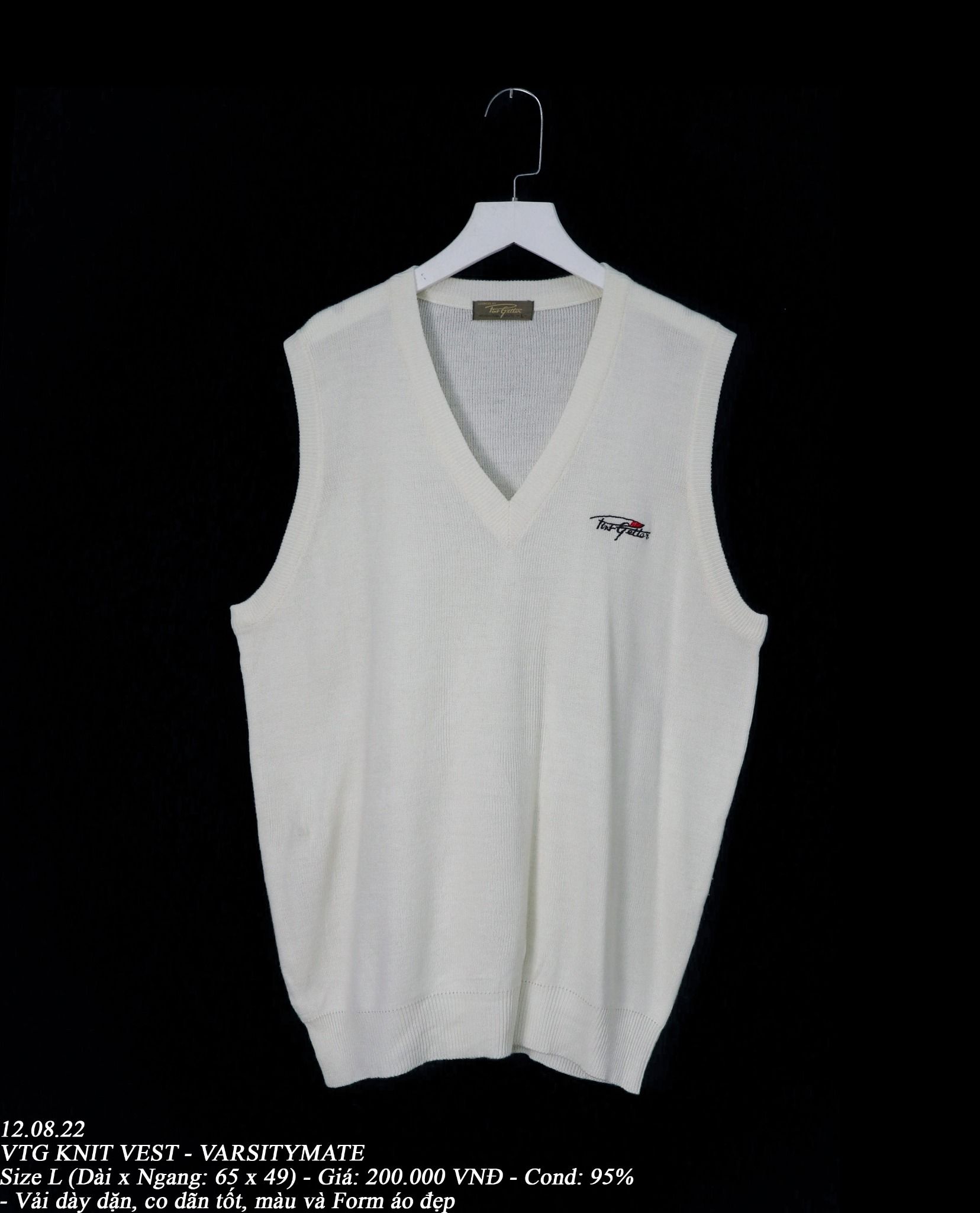 12.08.22 - VTG KNIT VEST - VARSITYMATE