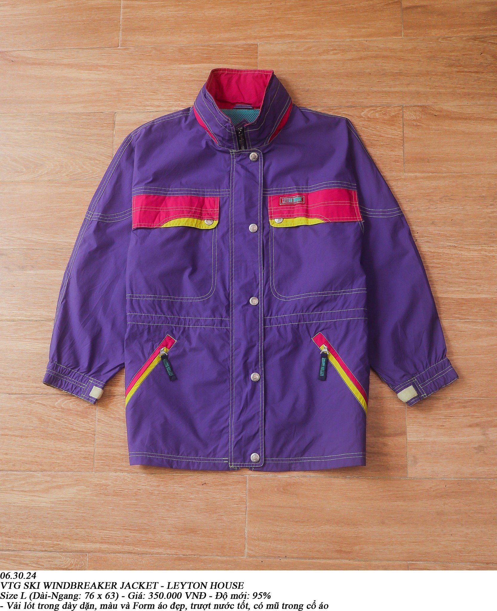 06.30.24 - VTG SKI WINDBREAKER JACKET - LEYTON HOUSE