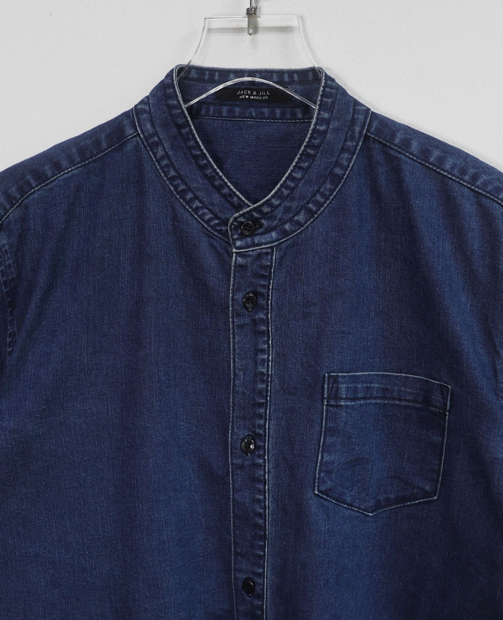 10.10.23 - VTG DENIM BUTTON UP SHIRT - JACK & JILL