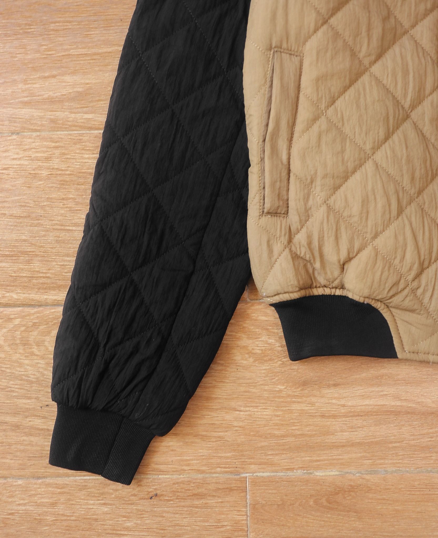 06.30.24 - VTG CROPPED QUILTED BOMBER JACKET - ACTIVE USA
