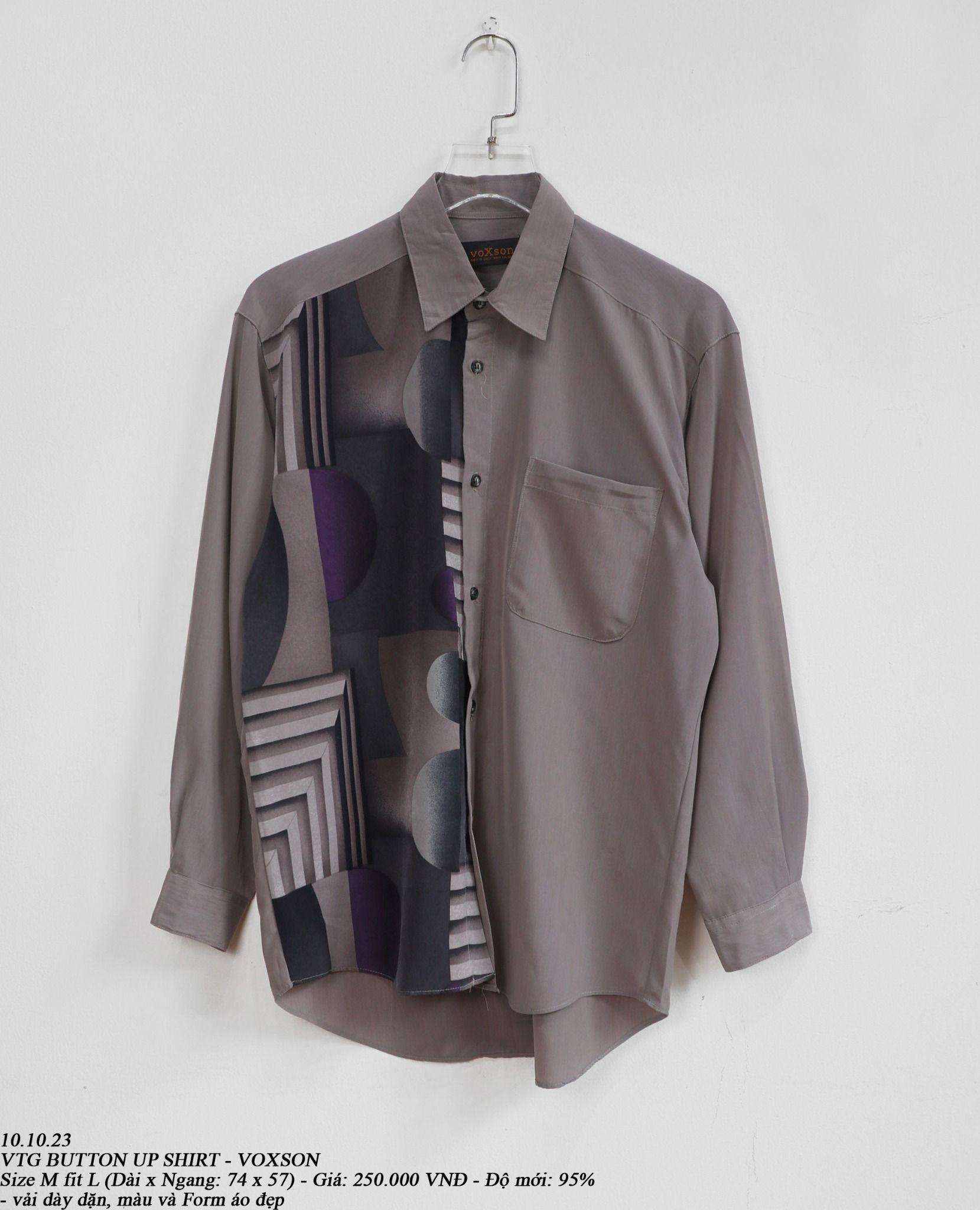 10.10.23 - VTG BUTTON UP SHIRT - VOXSON