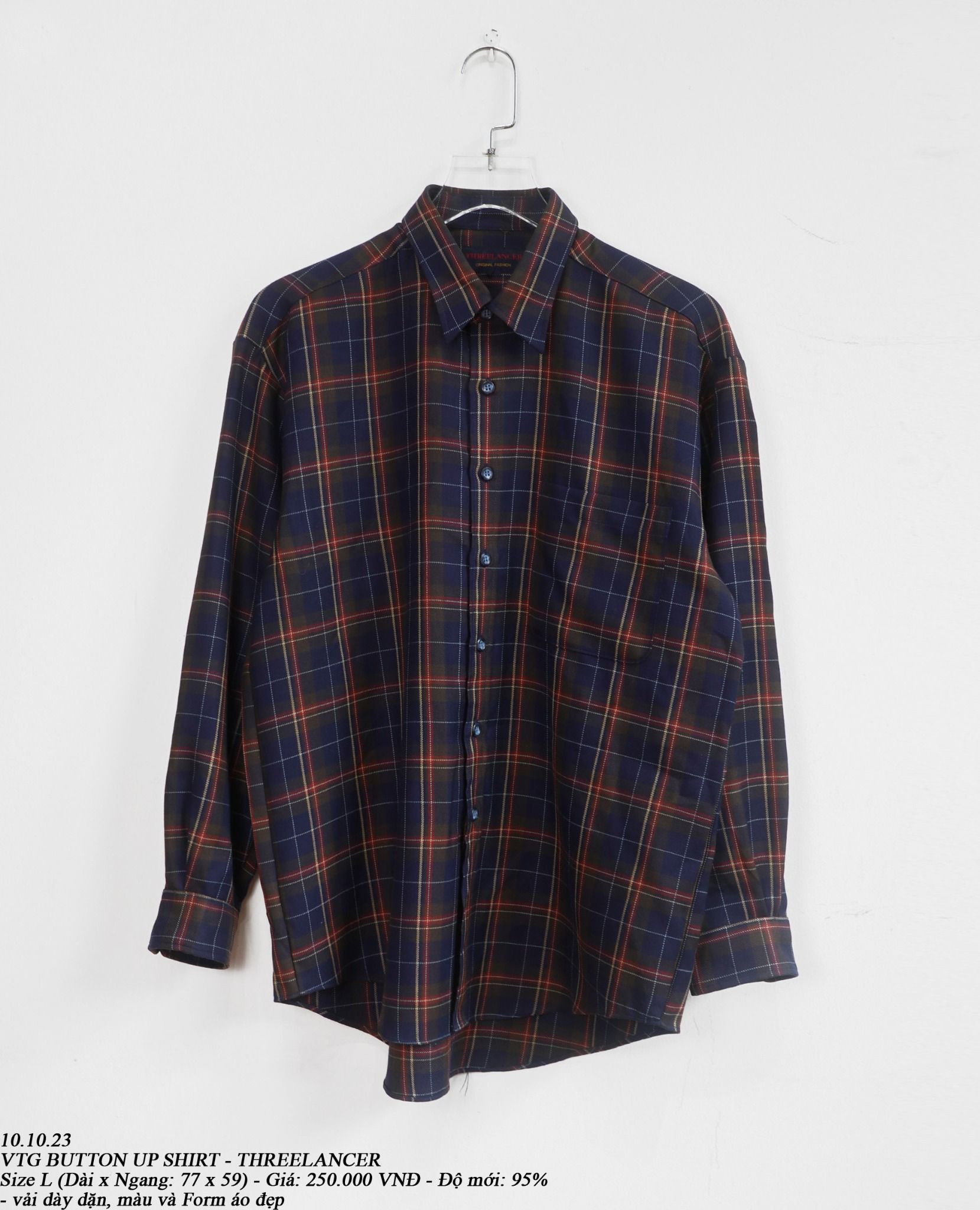 10.10.23 - VTG BUTTON UP SHIRT - THREELANCER
