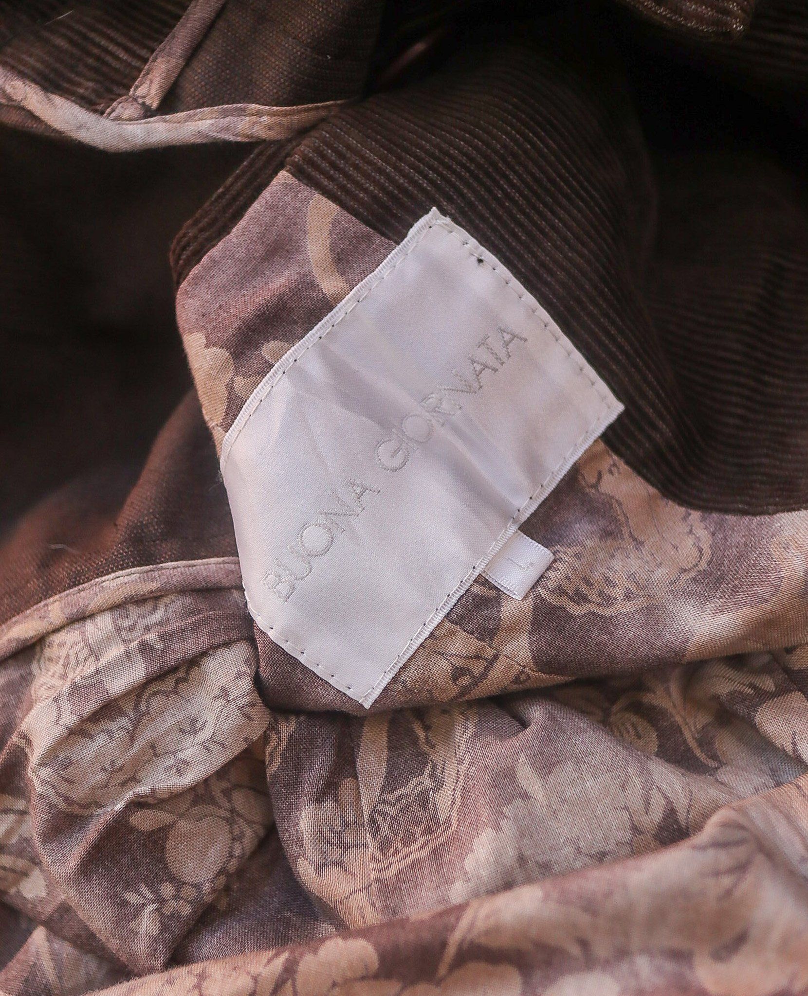 07.01.24 - VTG CORDUROY DOUBLE BREASTED BLAZER JACKET - BUONA GIORNATA