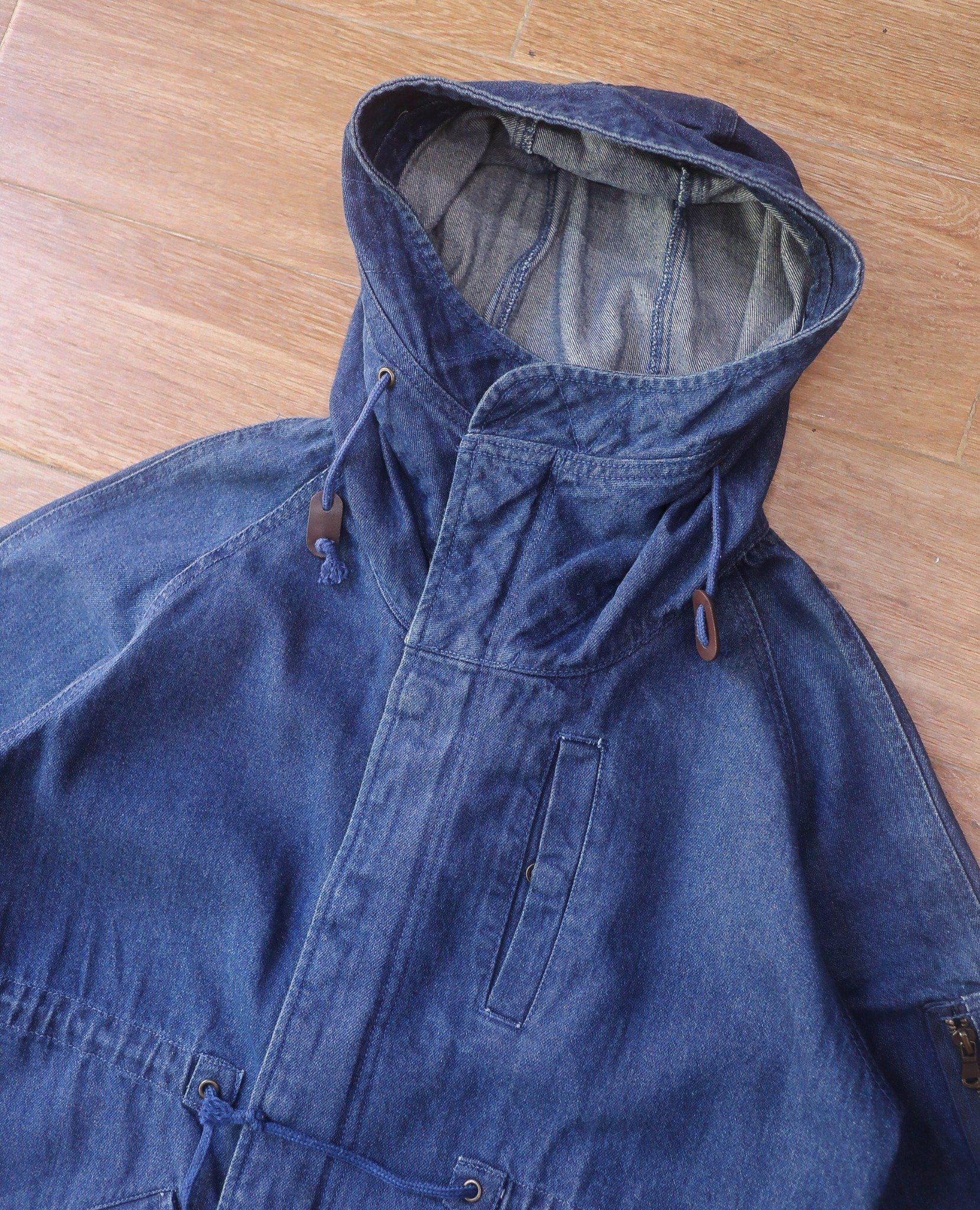 07.01.24 - VTG DENIM PARKA JACKET - OLIVE DES OLIVE
