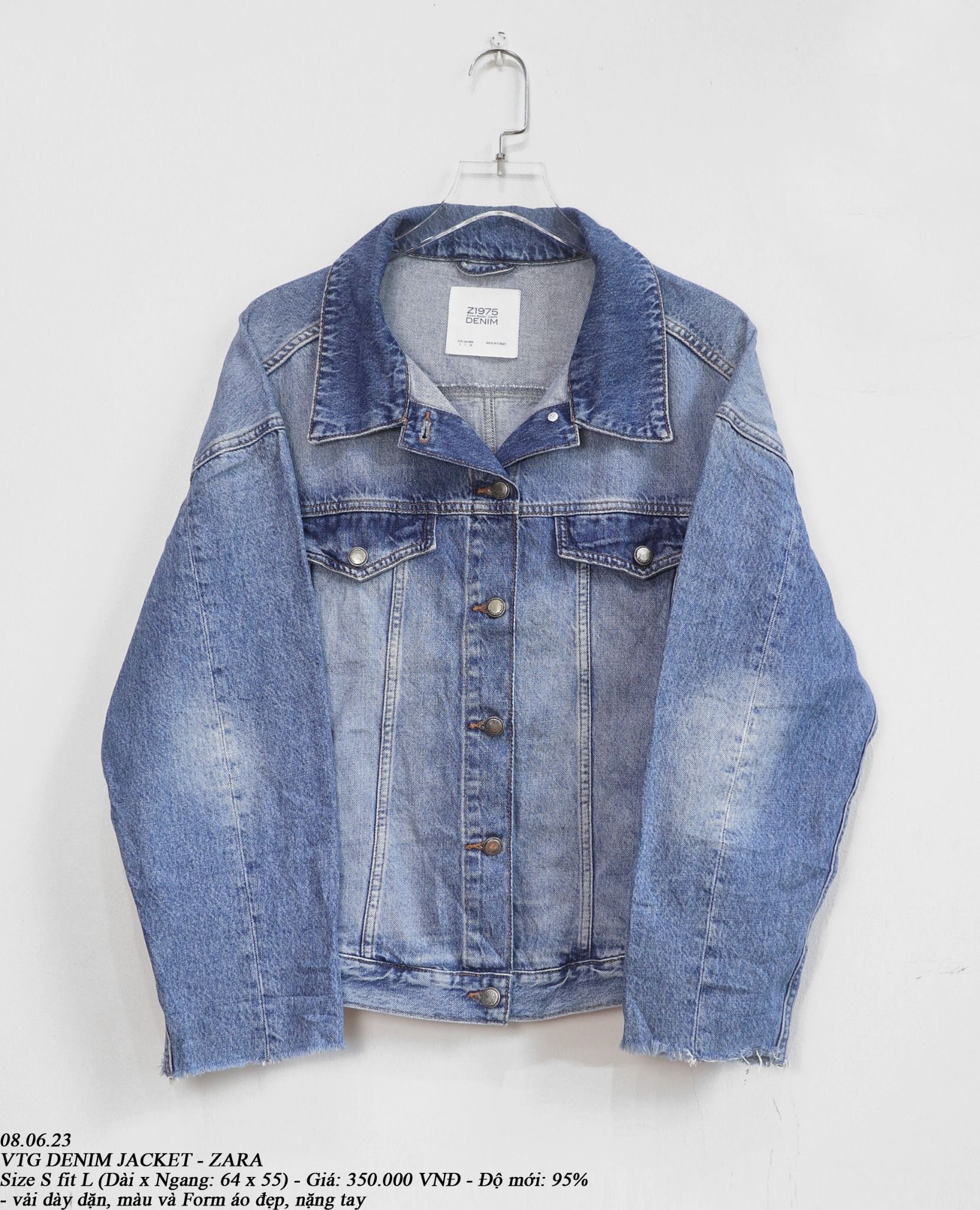 08.06.23 - VTG DENIM JACKET - ZARA