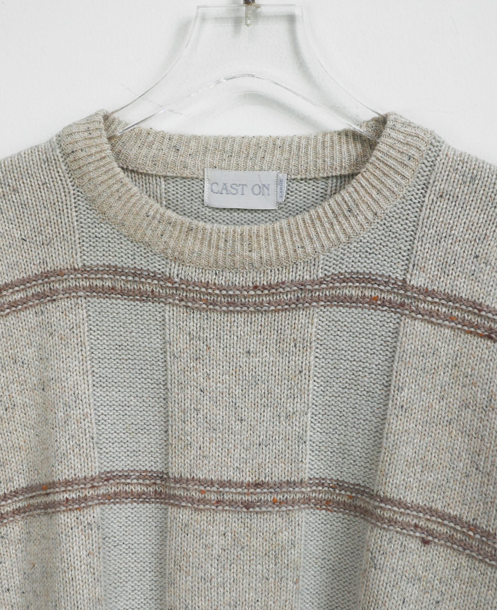 12.17.23 - VTG KNIT SWEATSHIRT - CAST ON