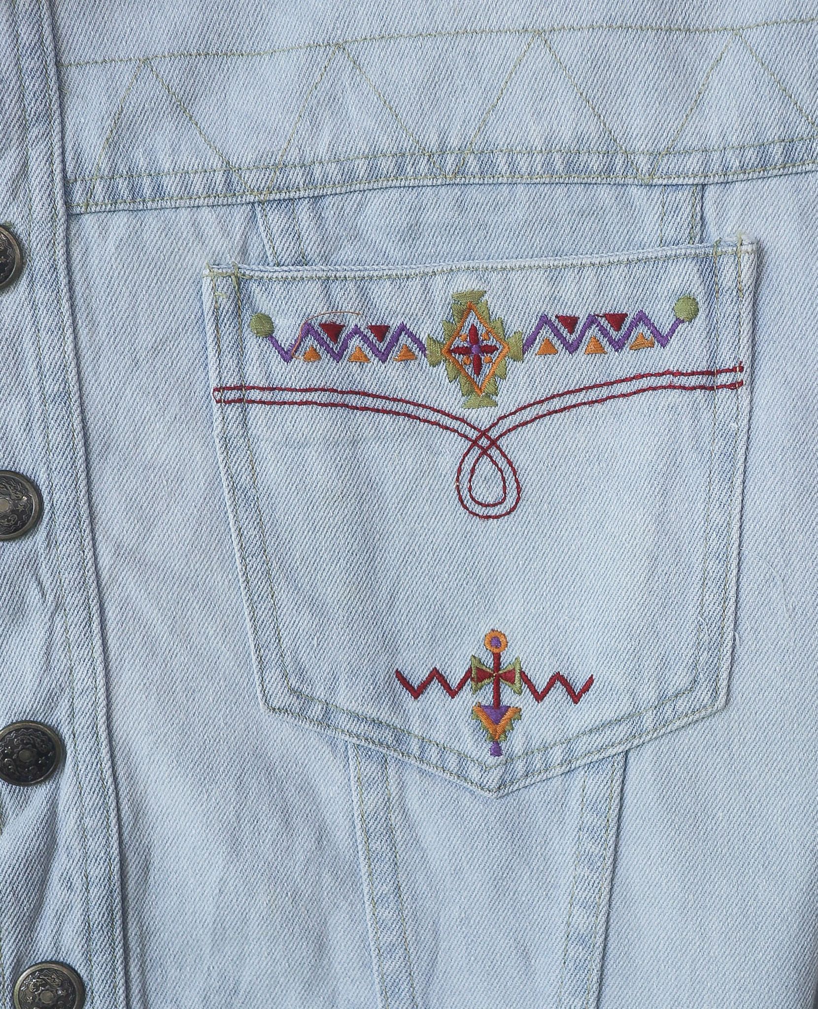 07.03.24 - VTG CROPPED DENIM JACKET - DIXIE SPORTS