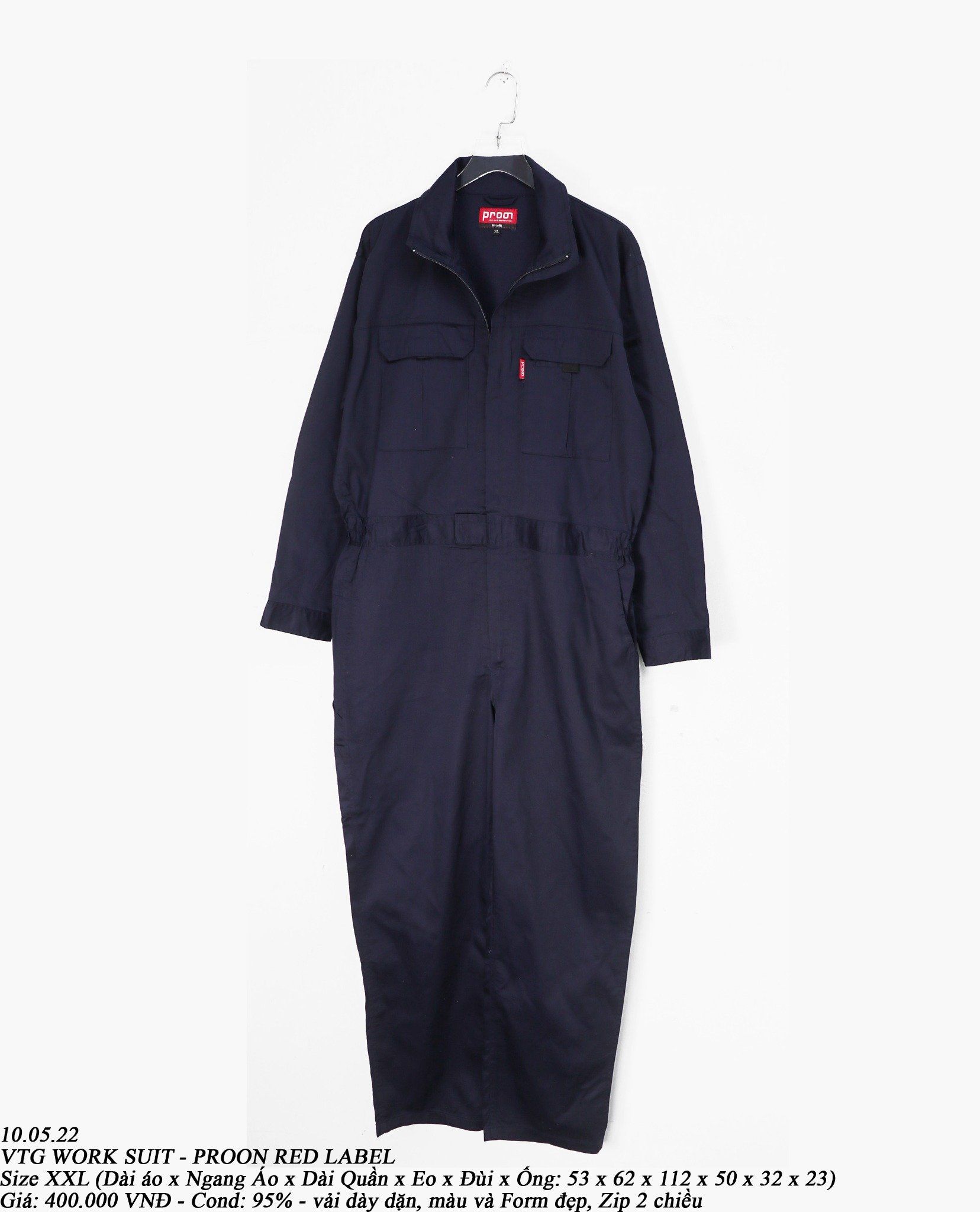 12.09.22 - VTG WORK SUIT - PROON RED LABEL