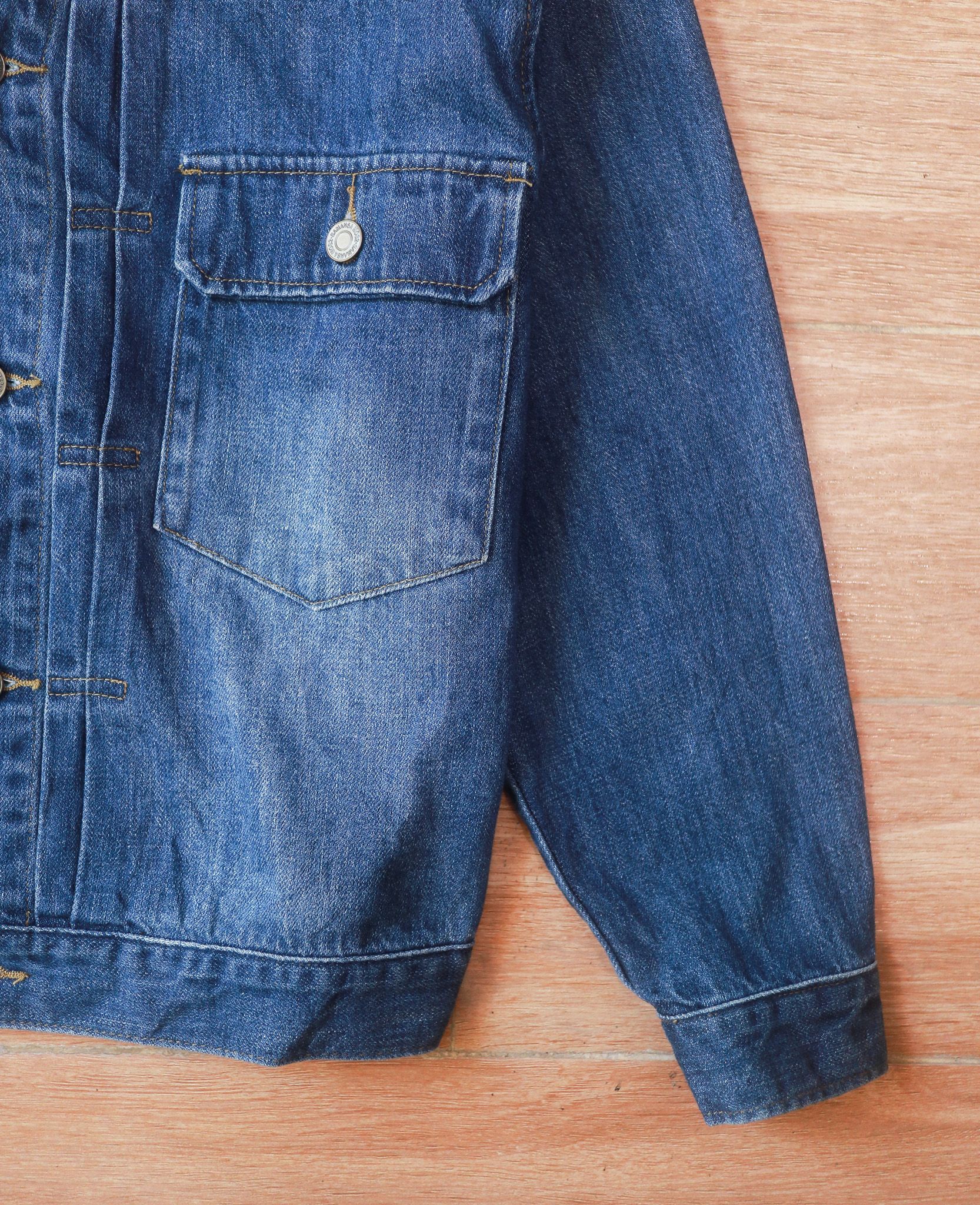 07.07.24 - VTG CROPPED DENIM JACKET - SAMANTHA MOS2