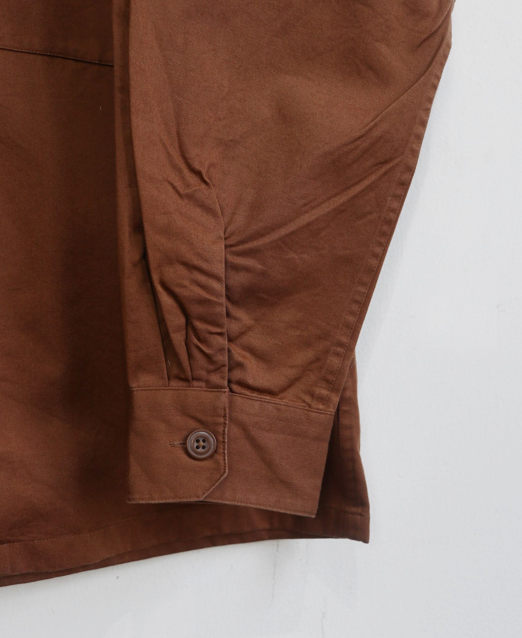 10.30.23 - VTG OVERSIZED BUTTON UP TWILL MILITARY SHIRT - GU by UNIQLO