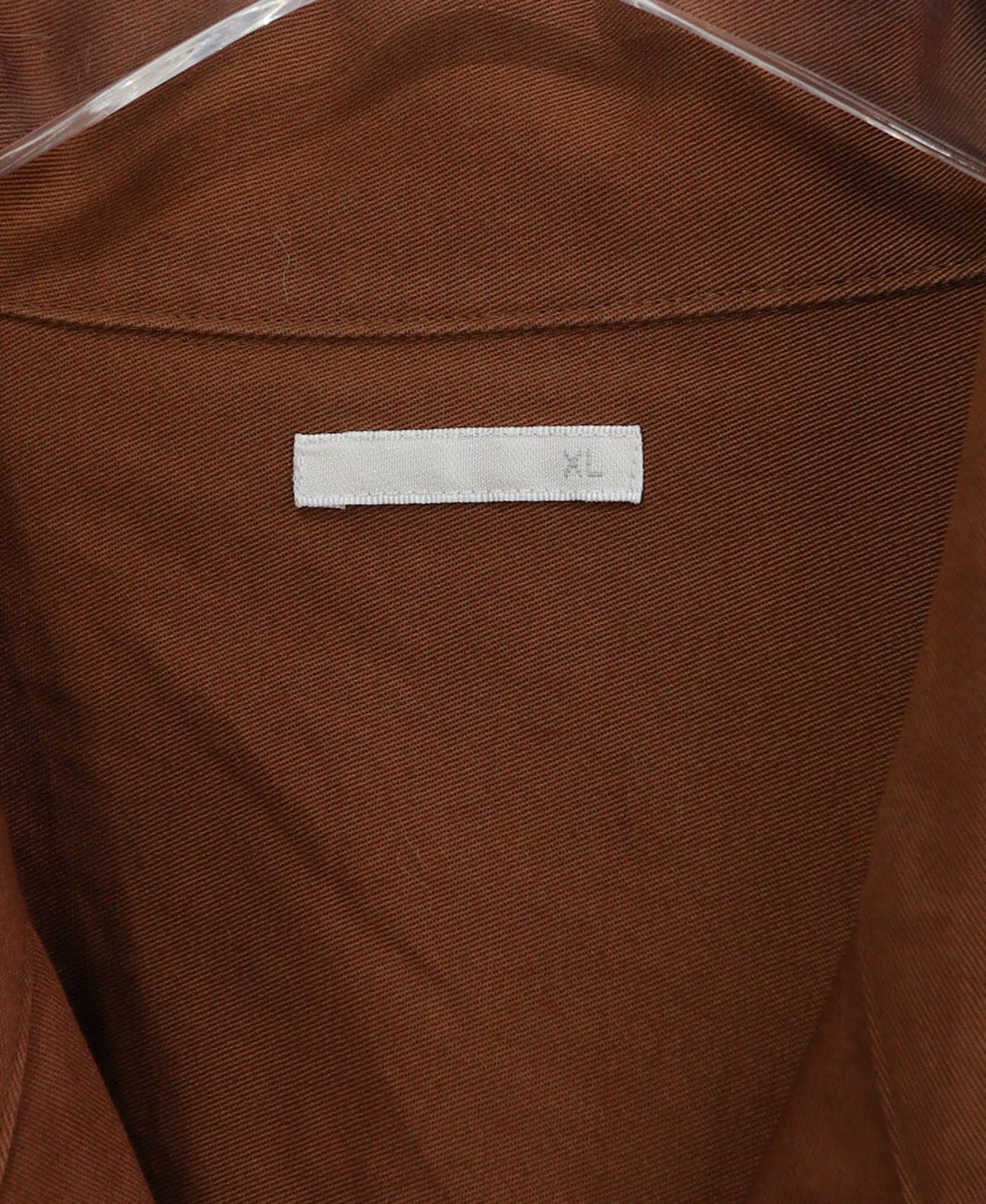 10.30.23 - VTG OVERSIZED BUTTON UP TWILL MILITARY SHIRT - GU by UNIQLO
