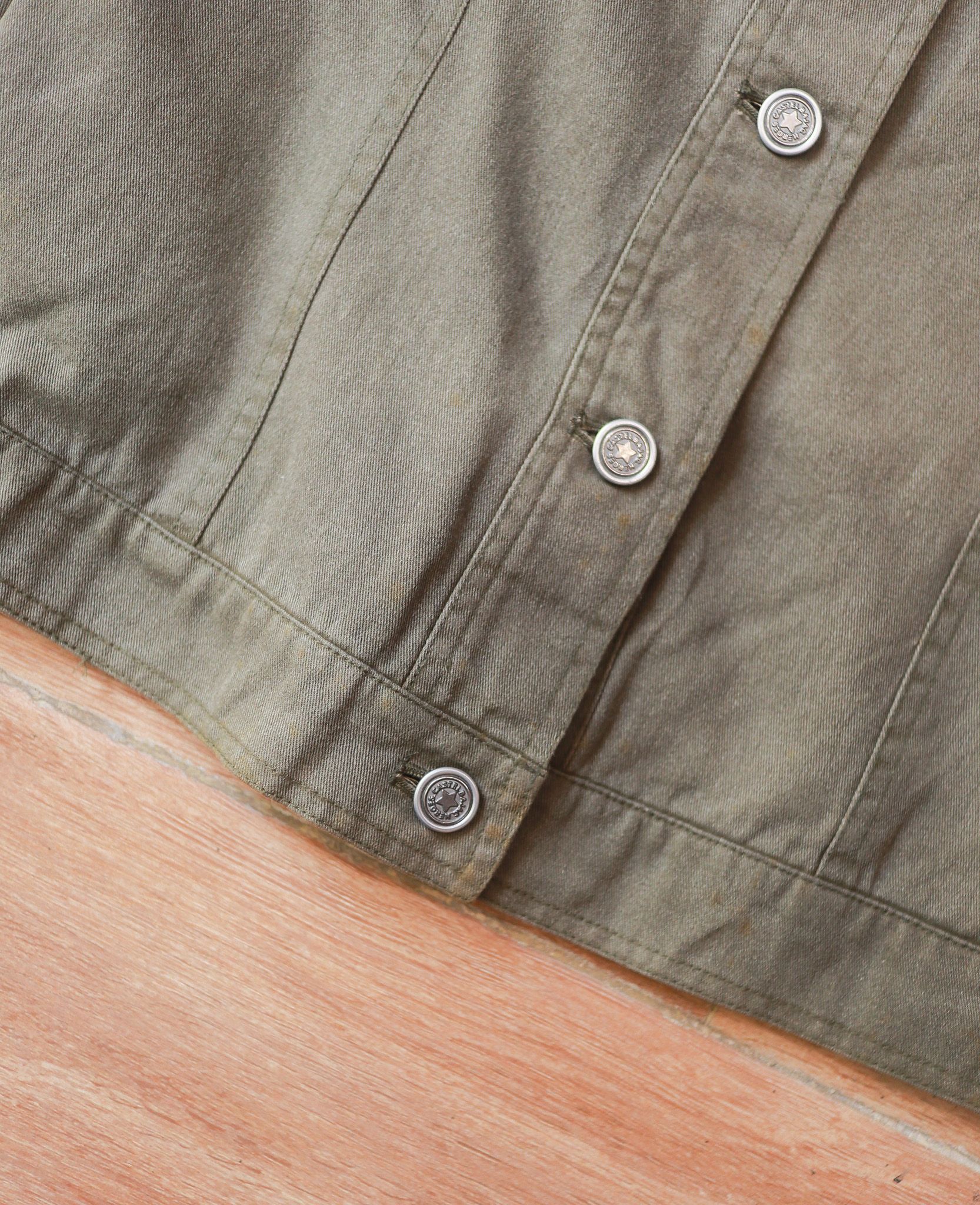 07.06.24 - VTG CROPPED DENIM JACKET - CASTELBAJAC HEROES