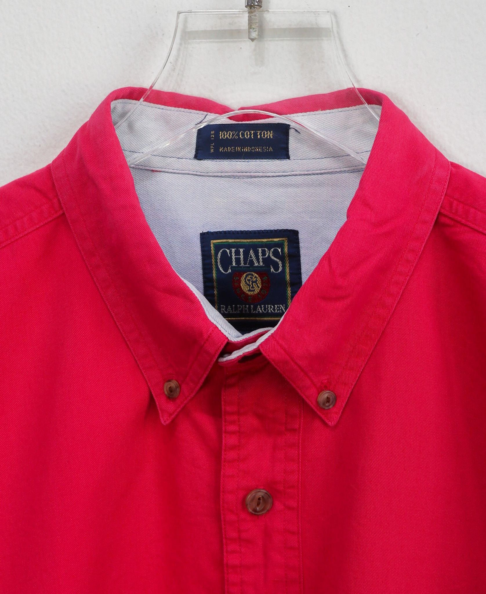 10.30.23 - VTG OVERSIZED BUTTON UP TWILL SHIRT - CHAPS RALPH LAUREN