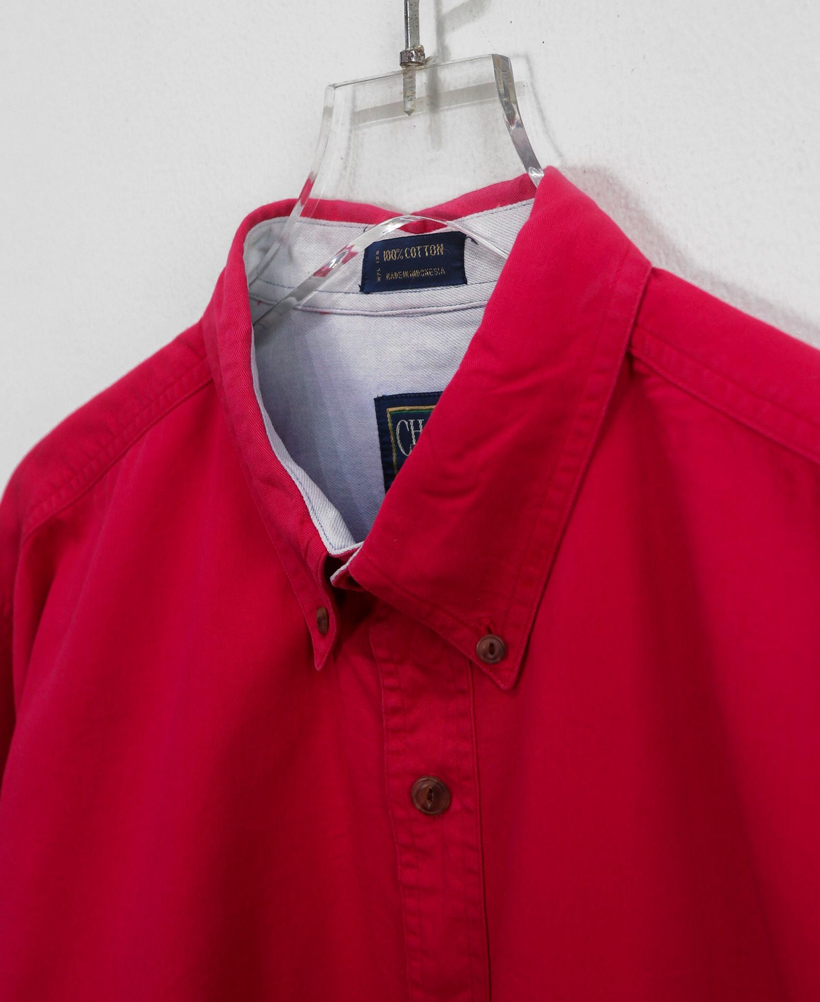 10.30.23 - VTG OVERSIZED BUTTON UP TWILL SHIRT - CHAPS RALPH LAUREN