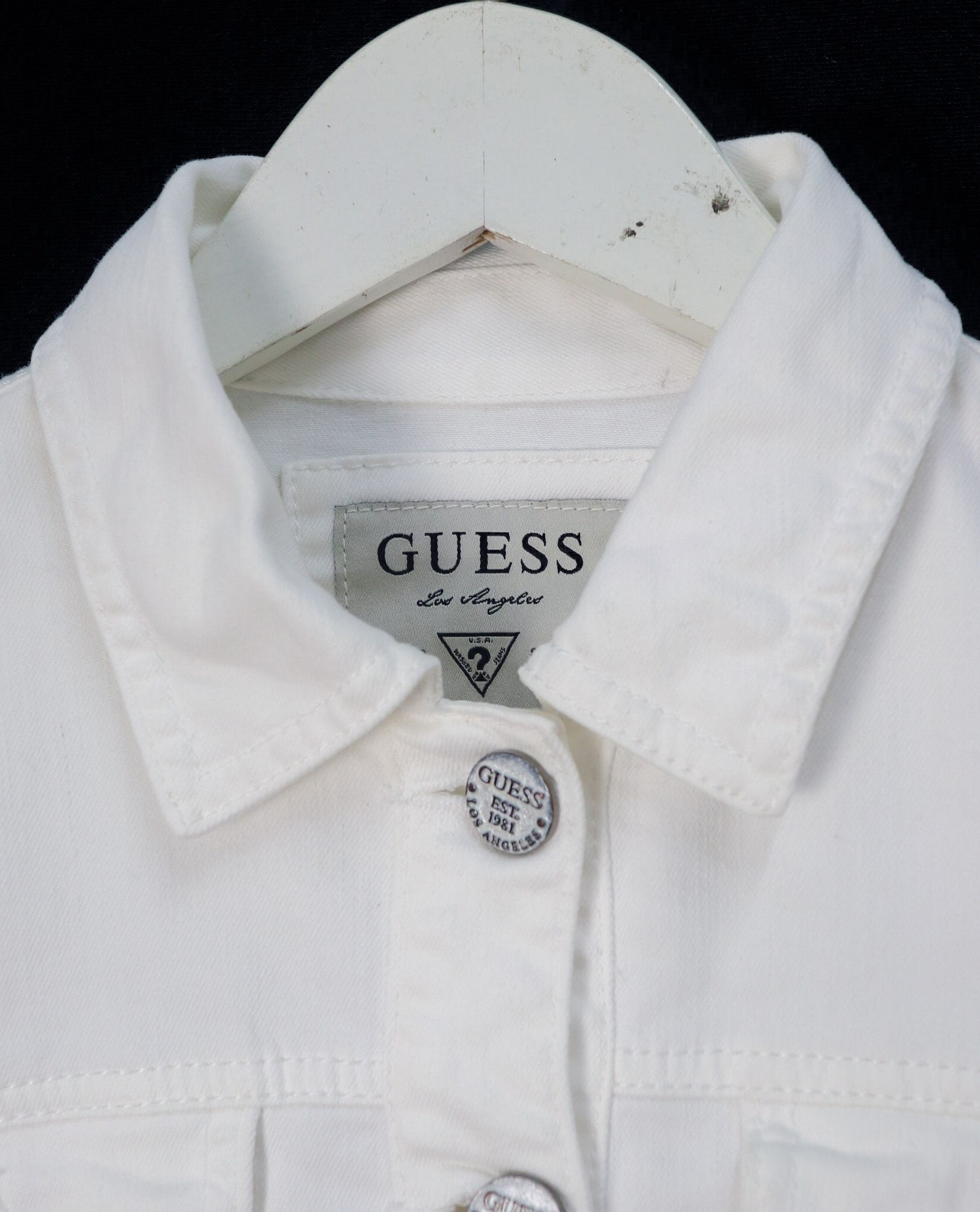 07.04.23 - VTG CROPPED DENIM JACKET - GUESS