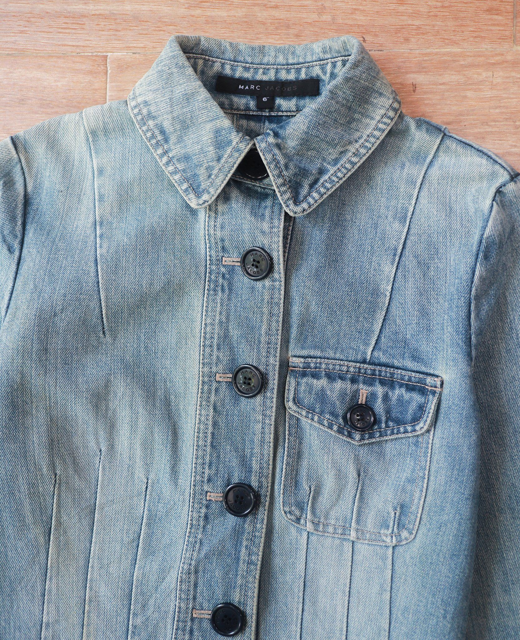 07.06.24 - VTG CROPPED DENIM JACKET - MARC JACOBS