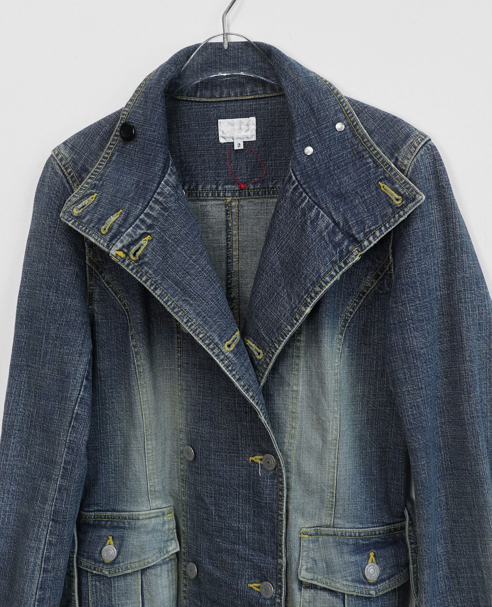 08.06.23 - VTG DENIM COAT JACKET - TAKEO KIKUCHI