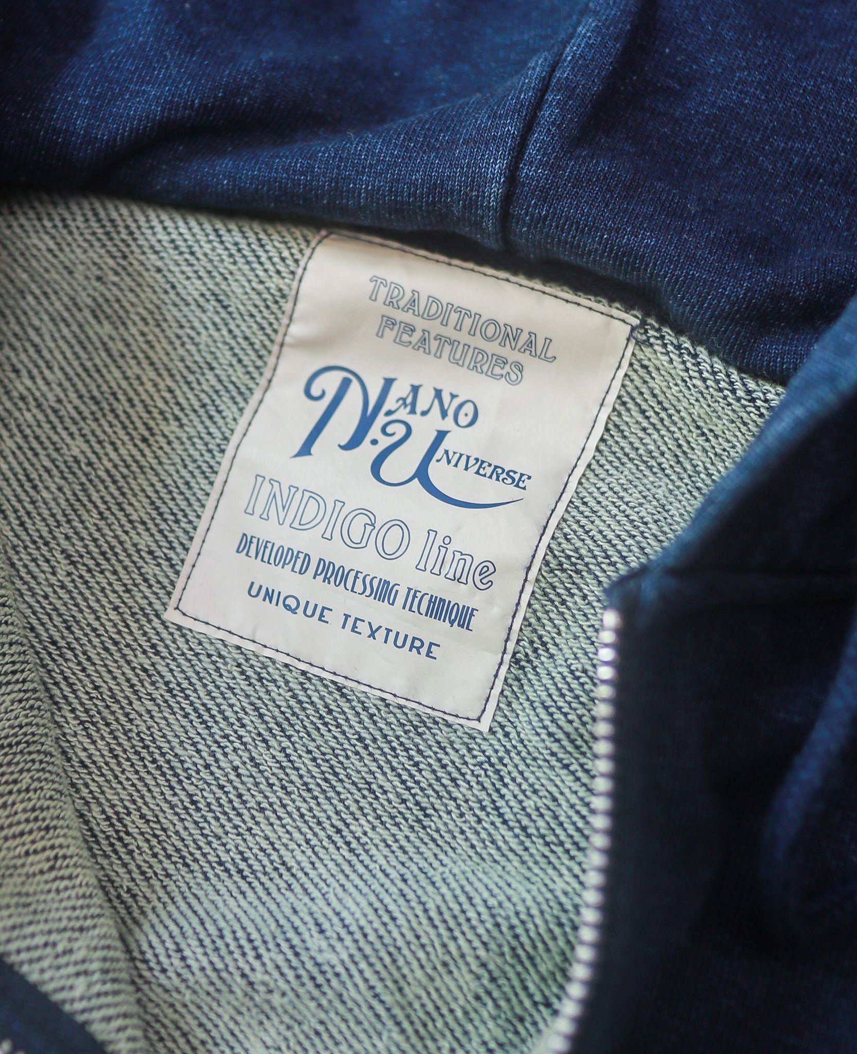 07.07.24 - VTG INDIGO WASH ZIP UP HOODIE - NANO UNIVERSE