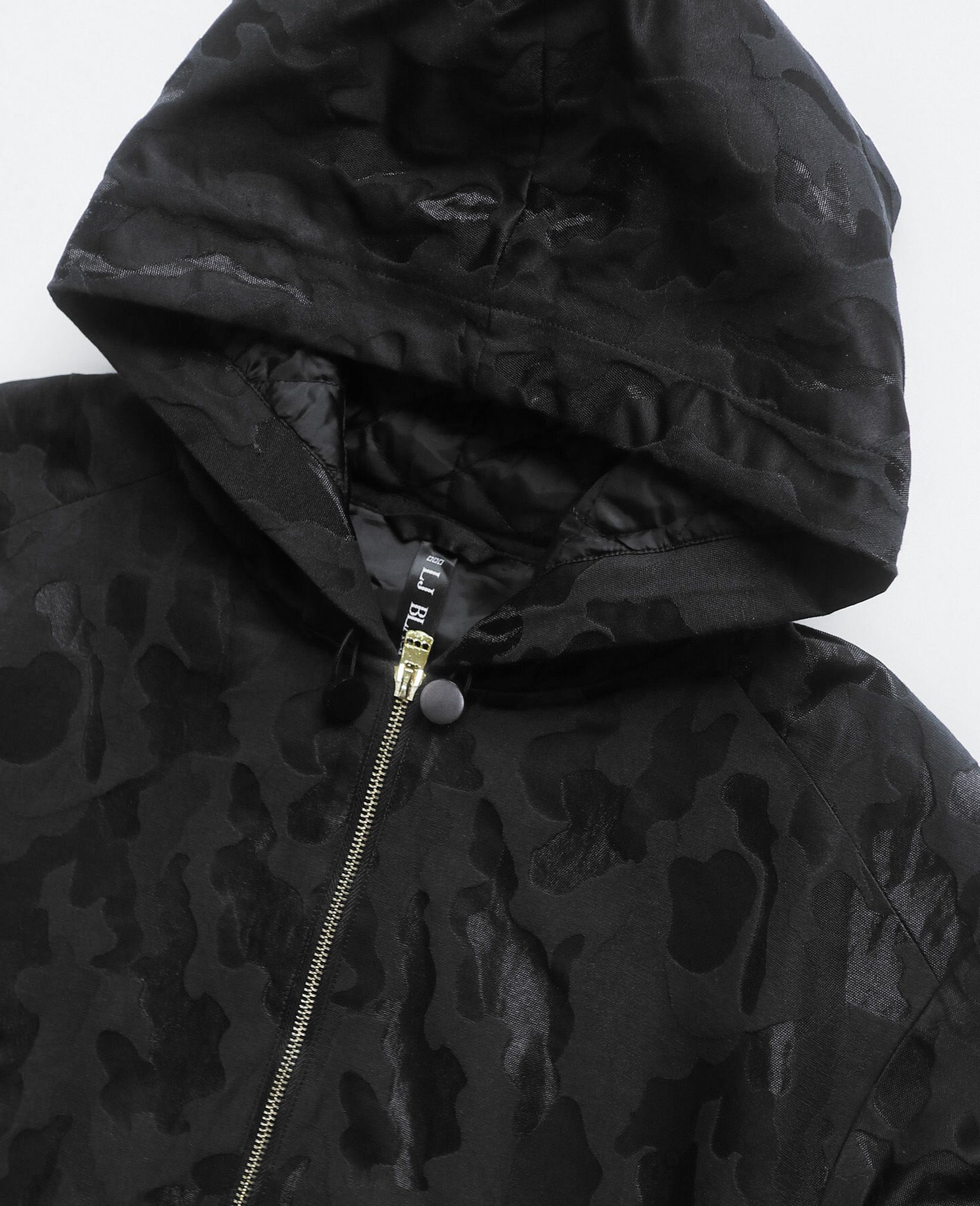 01.12.24 - VTG CROPPED HOODED JACKET - LJ BLACK