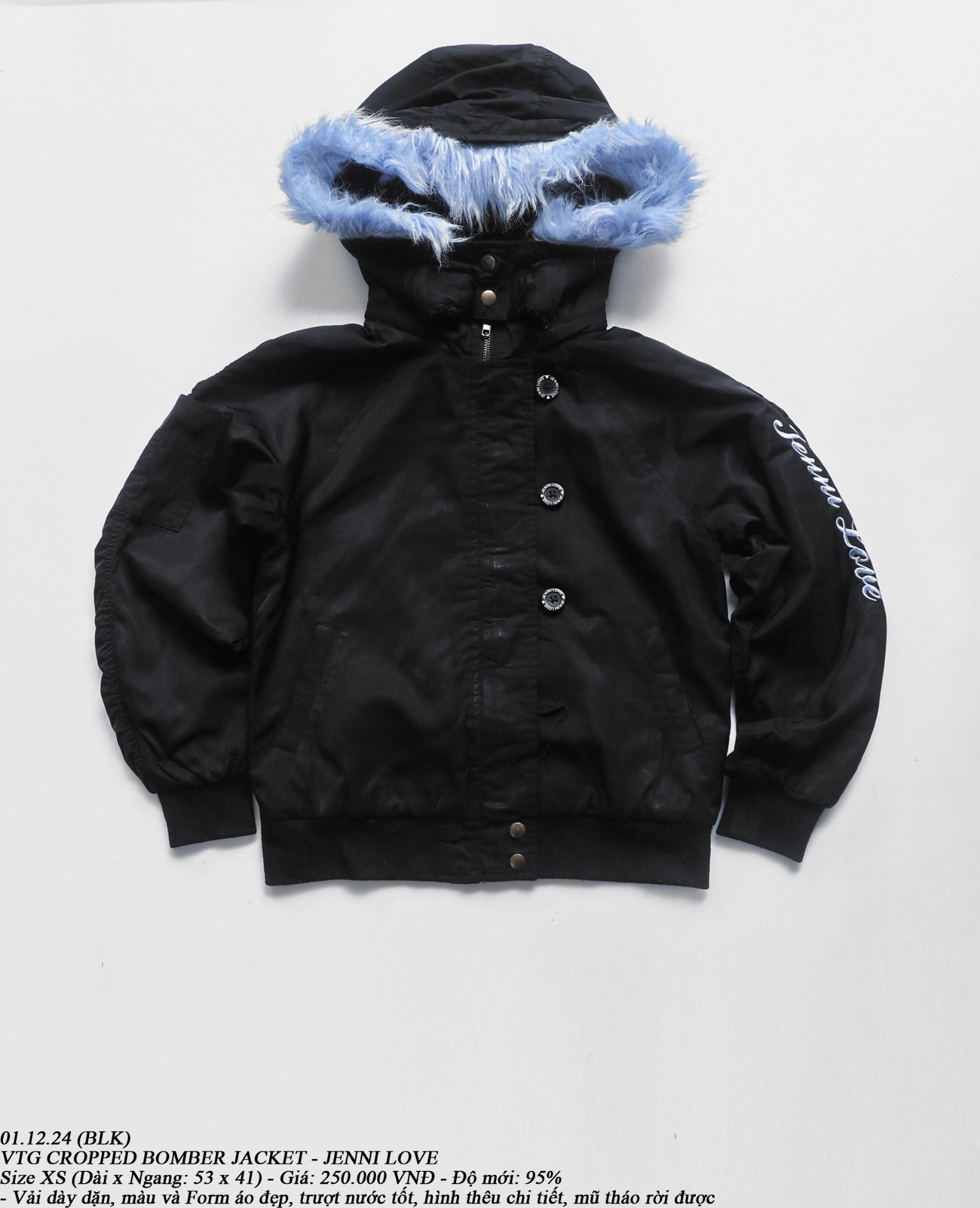 01.12.24 - VTG CROPPED BOMBER JACKET - JENNI LOVE
