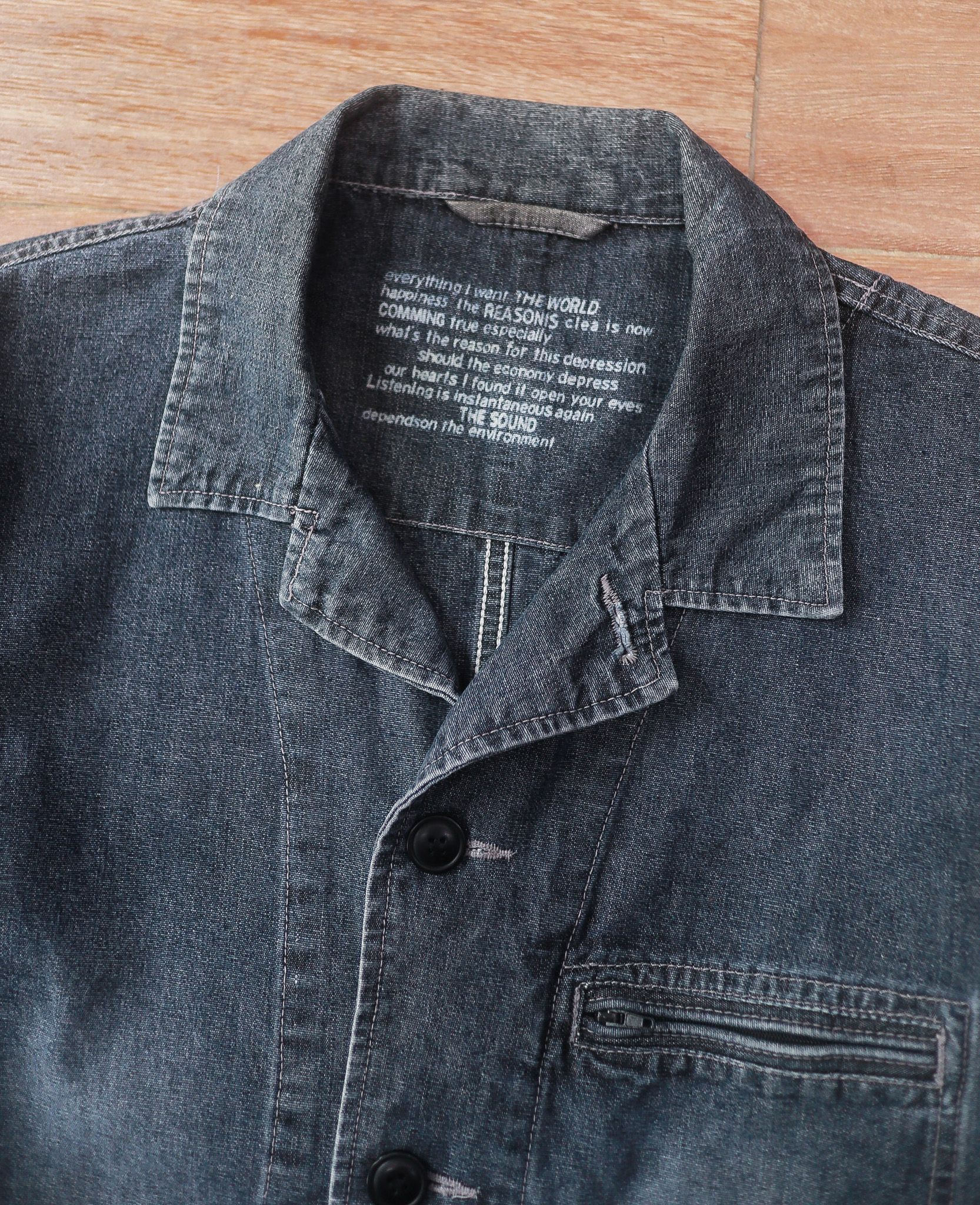 07.10.24 - VTG BLAZER DENIM JACKET - DOG HOUSE