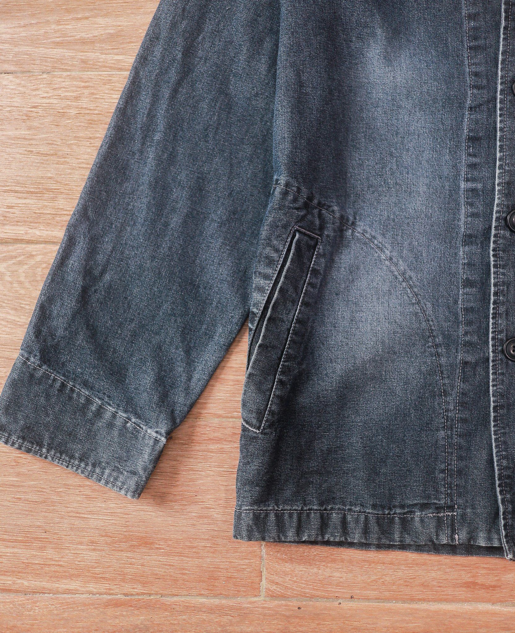 07.10.24 - VTG BLAZER DENIM JACKET - DOG HOUSE