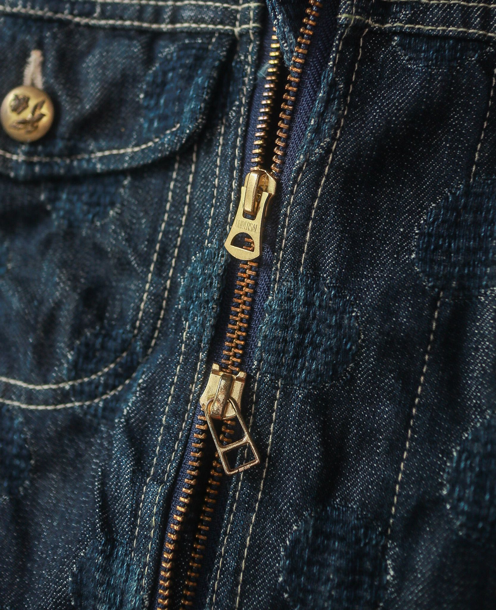 07.14.24 - VTG CROPPED DENIM BIKER JACKET - EDUCATION FROM YOUNG MACHINES