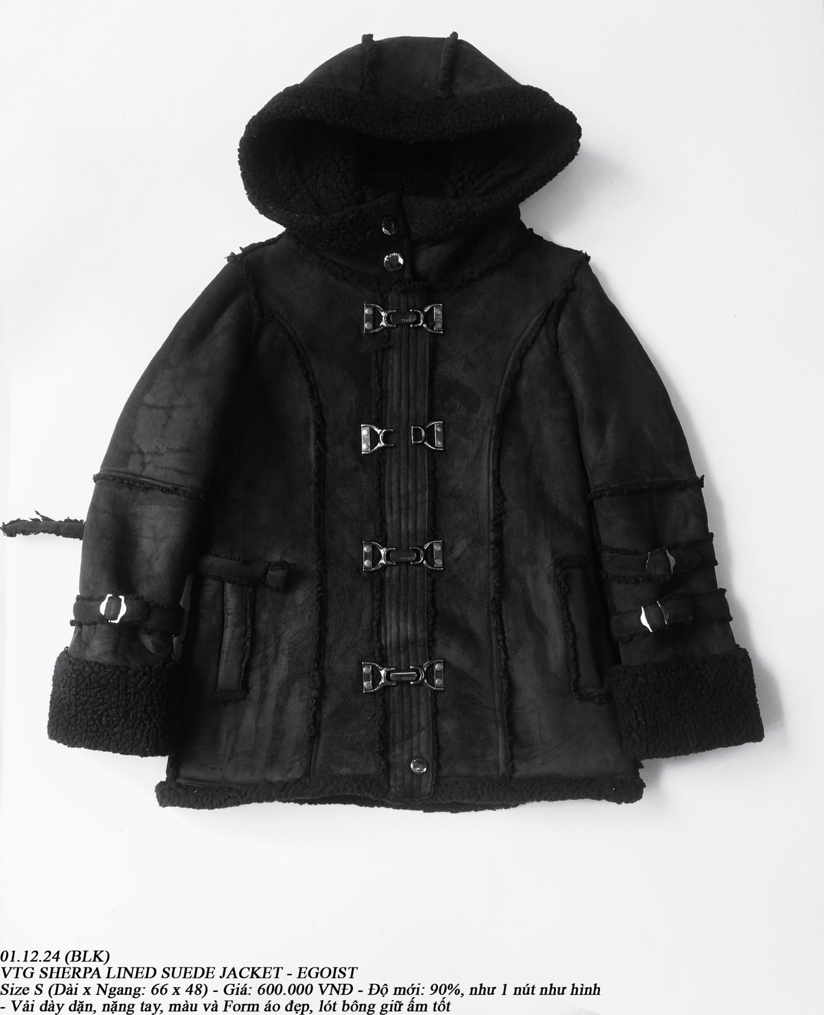 01.12.24 - VTG SHERPA LINED SUEDE JACKET - EGOIST