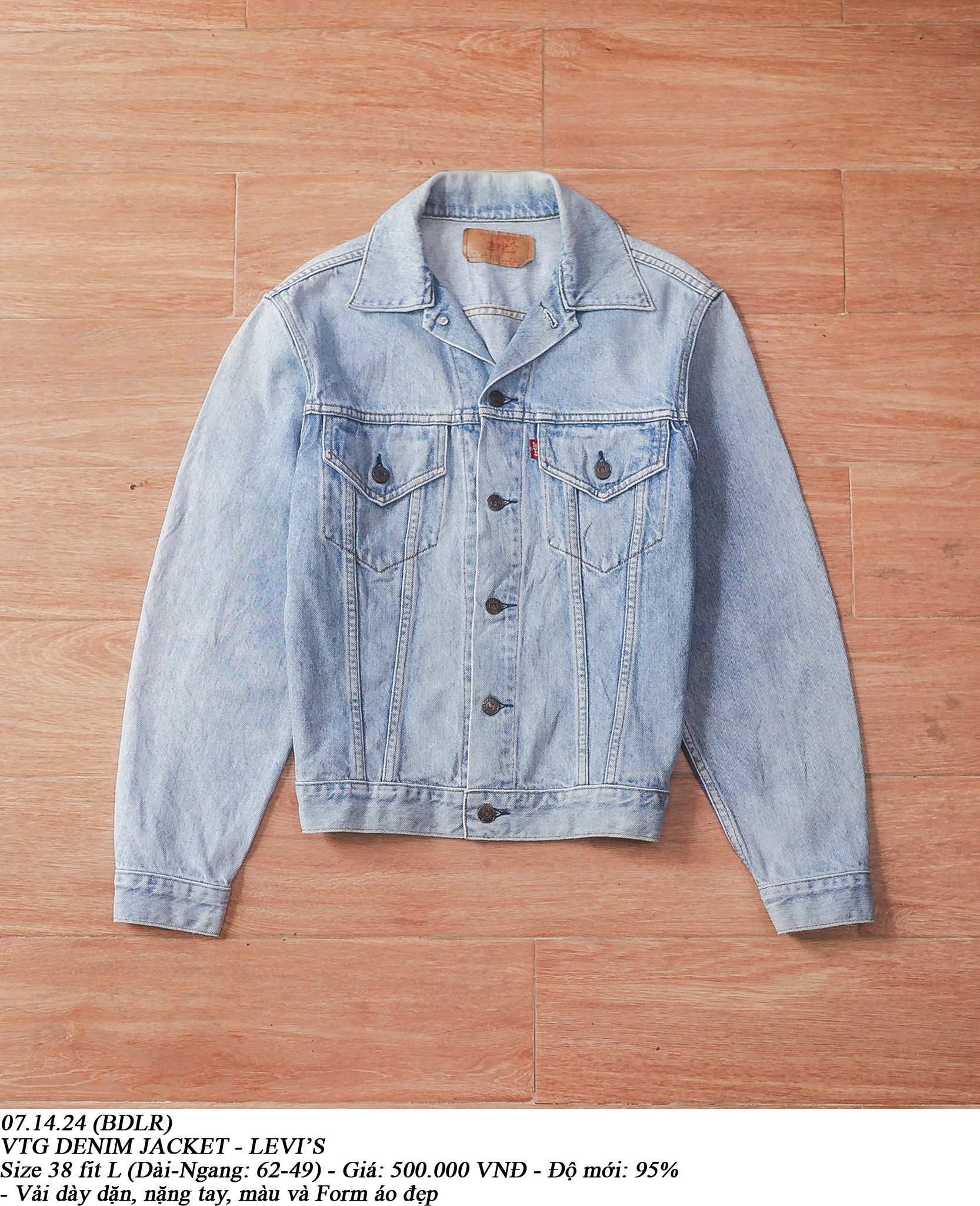 07.14.24 - VTG DENIM JACKET - LEVI'S