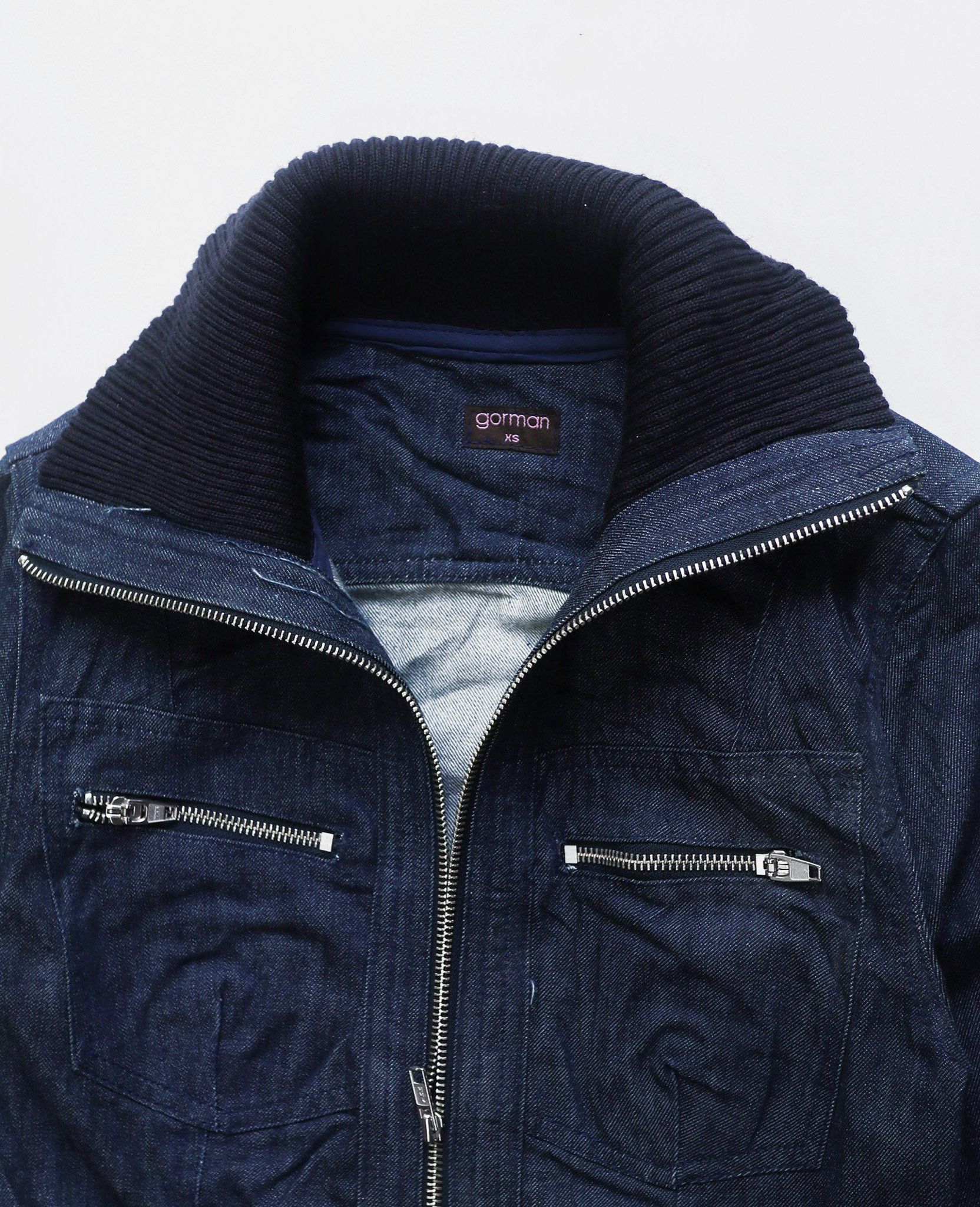 01.12.24 - VTG CROPPED DENIM JACKET - GORMAN