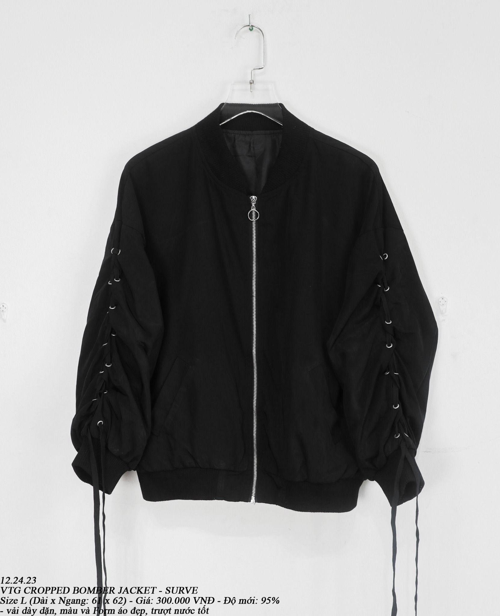 12.24.23 - VTG CROPPED BOMBER JACKET - SURVE