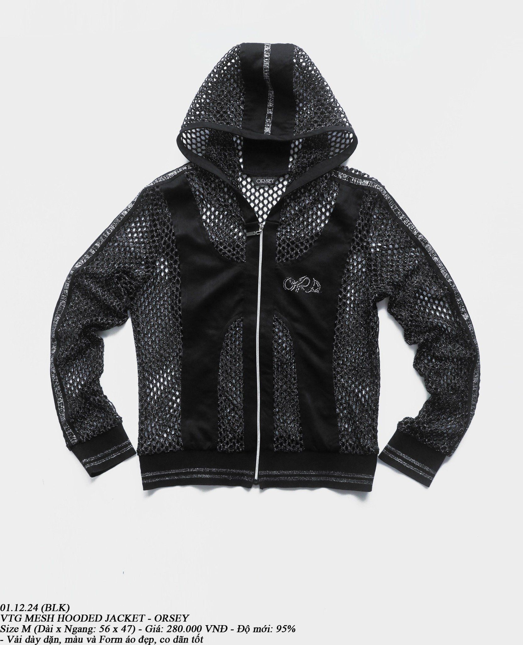 01.12.24 - VTG MESH HOODED JACKET - ORSEY