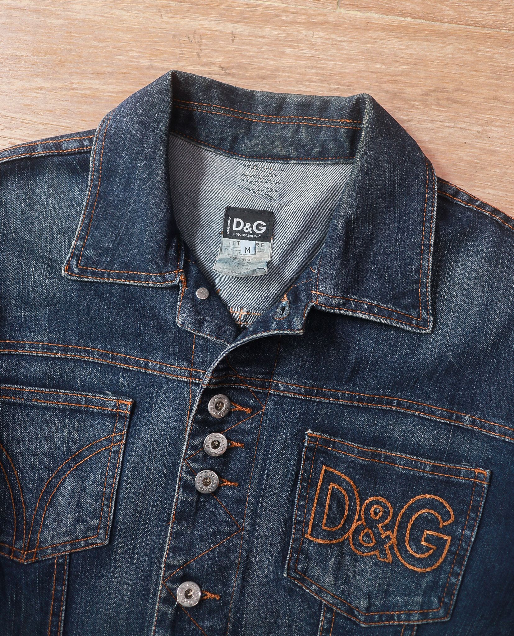 07.14.24 - VTG CROPPED DENIM JACKET - DOLCE & GABBANA
