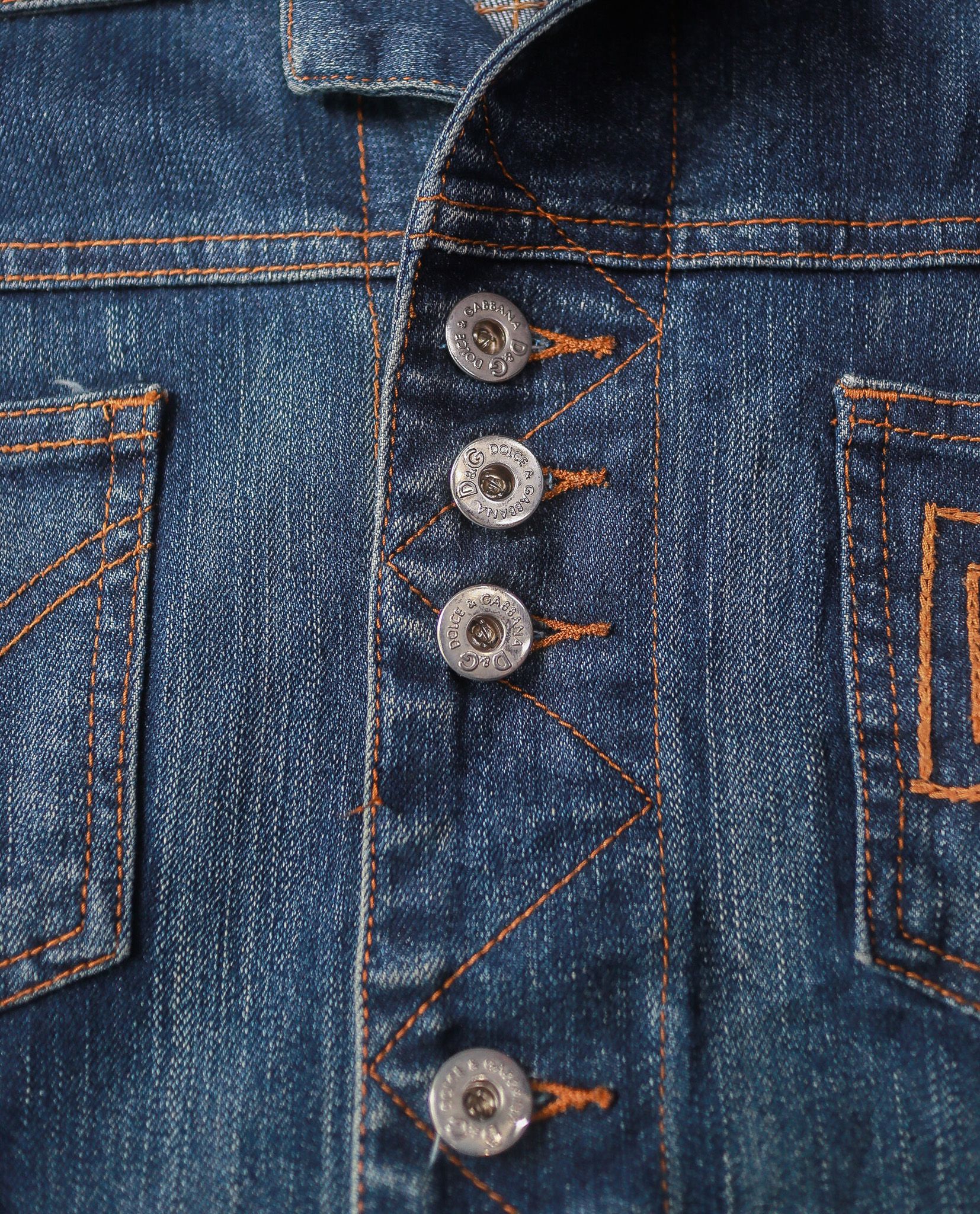 07.14.24 - VTG CROPPED DENIM JACKET - DOLCE & GABBANA