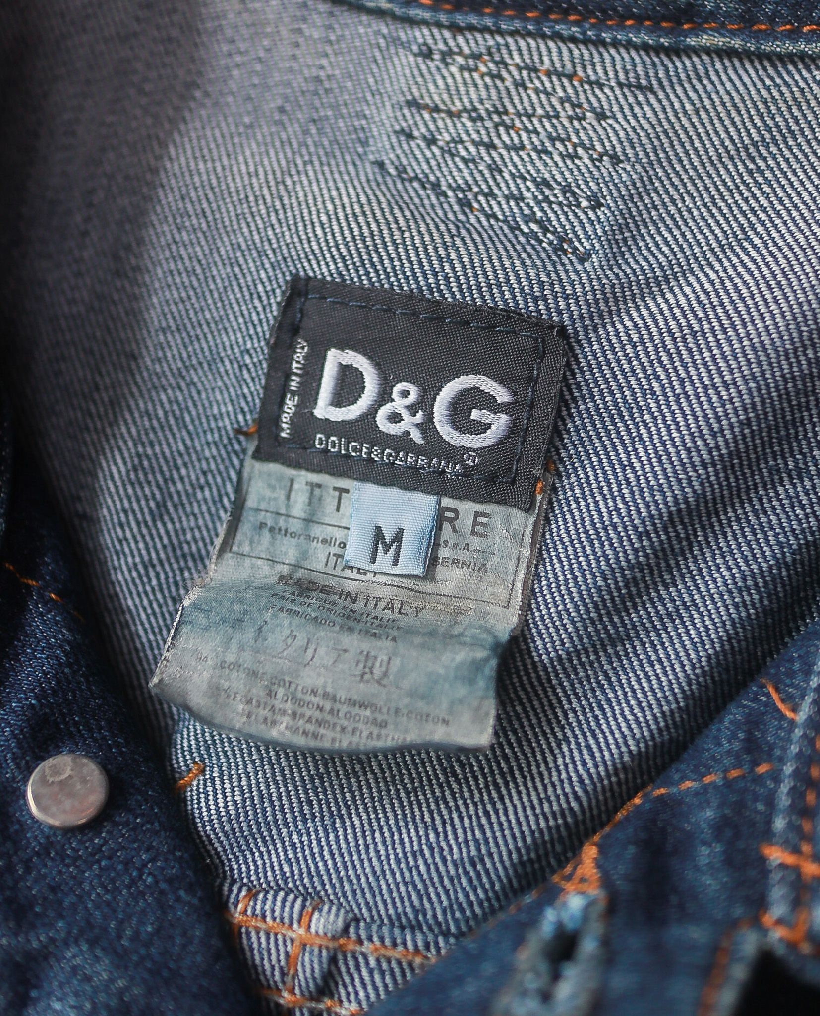 07.14.24 - VTG CROPPED DENIM JACKET - DOLCE & GABBANA