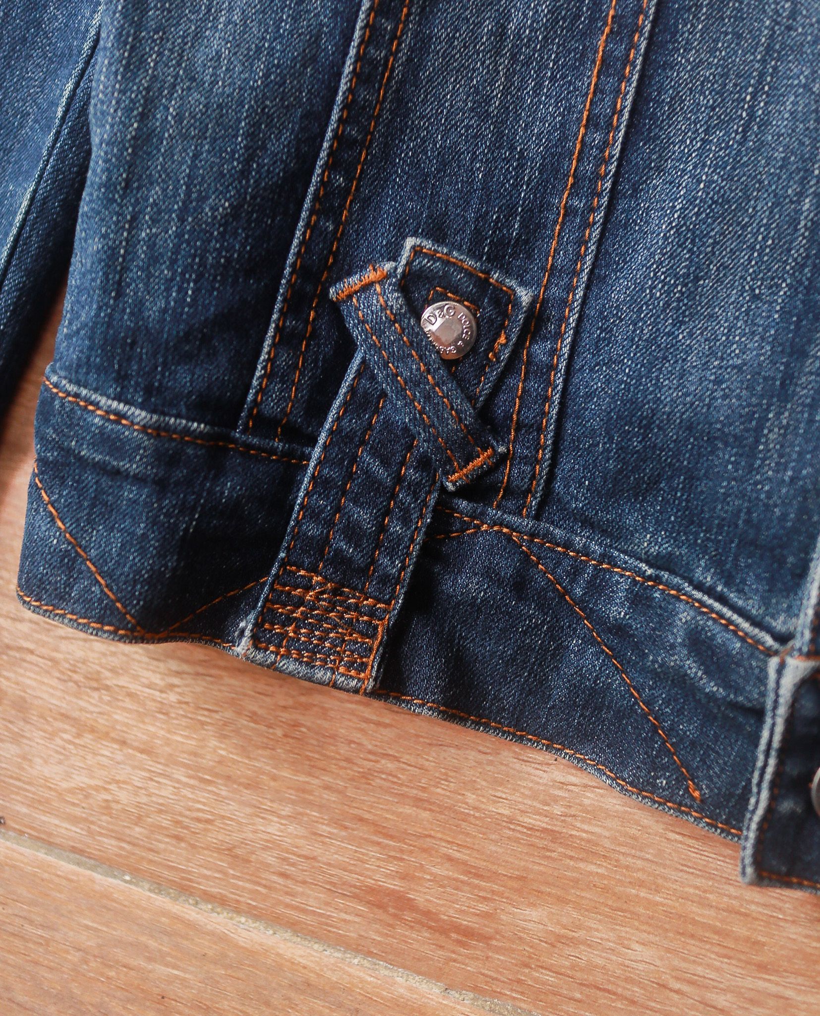 07.14.24 - VTG CROPPED DENIM JACKET - DOLCE & GABBANA
