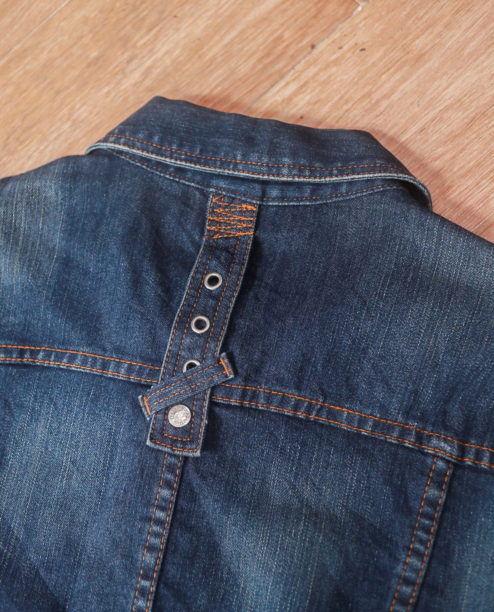 07.14.24 - VTG CROPPED DENIM JACKET - DOLCE & GABBANA