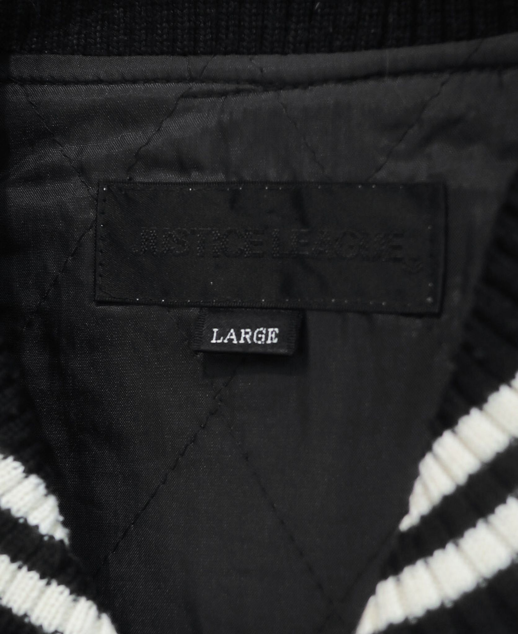 12.20.23 - VTG WOOL LONGLINE VARSITY JACKET - JUSTICE LEAGUE