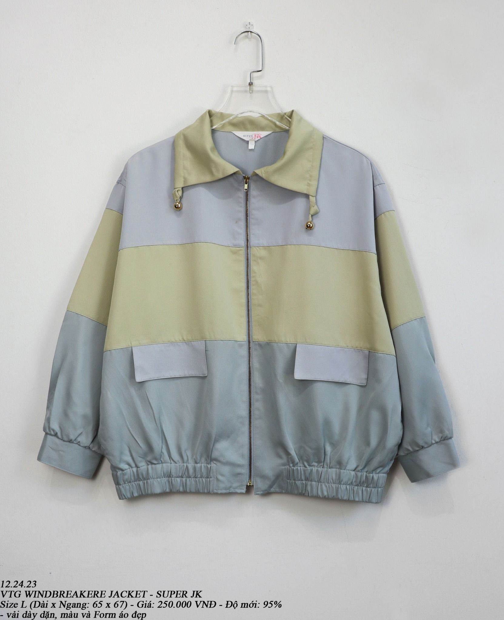 12.24.23 - VTG WINDBREAKER JACKET - SUPER JK