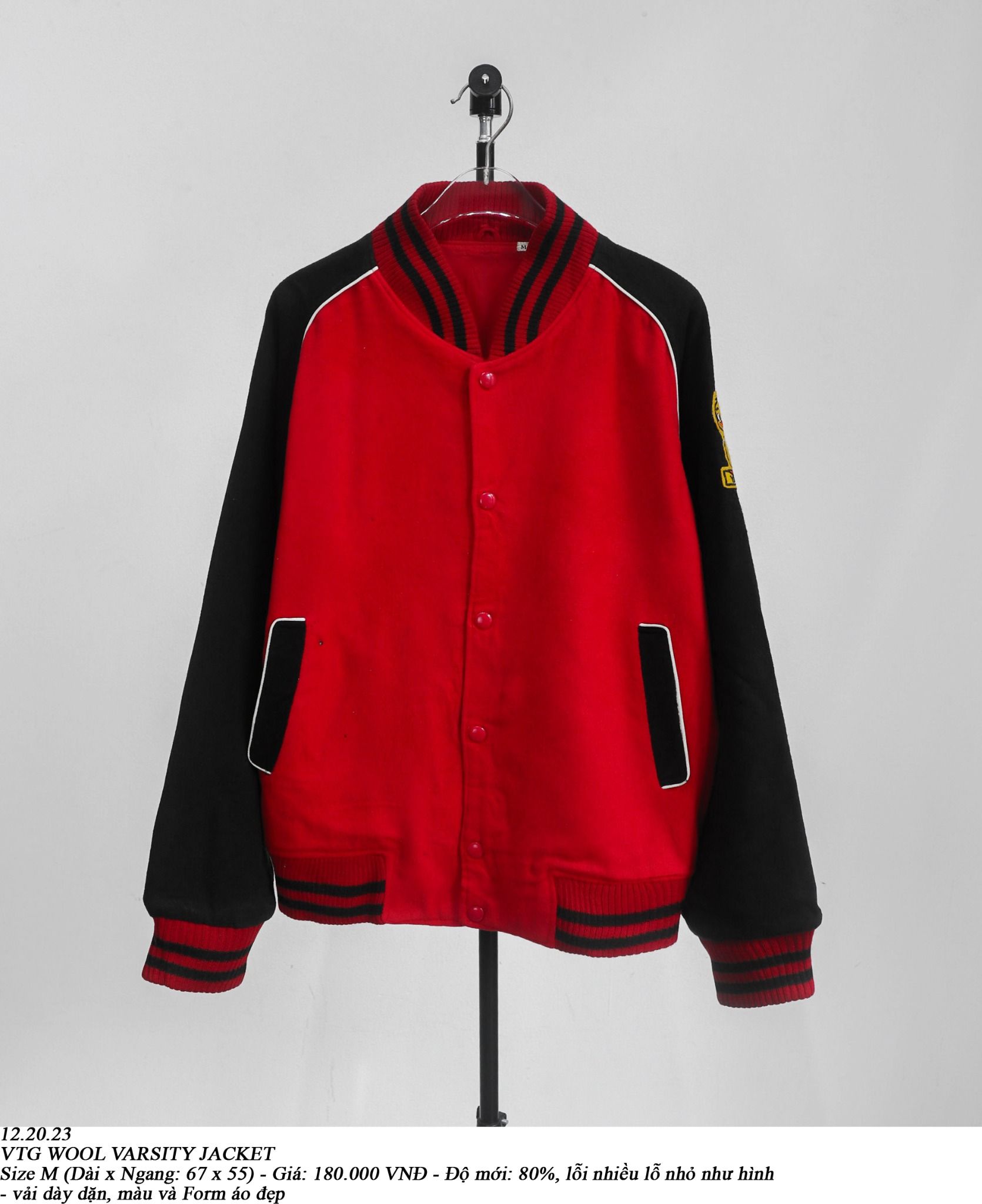 12.20.23 - VTG WOOL VARSITY JACKET