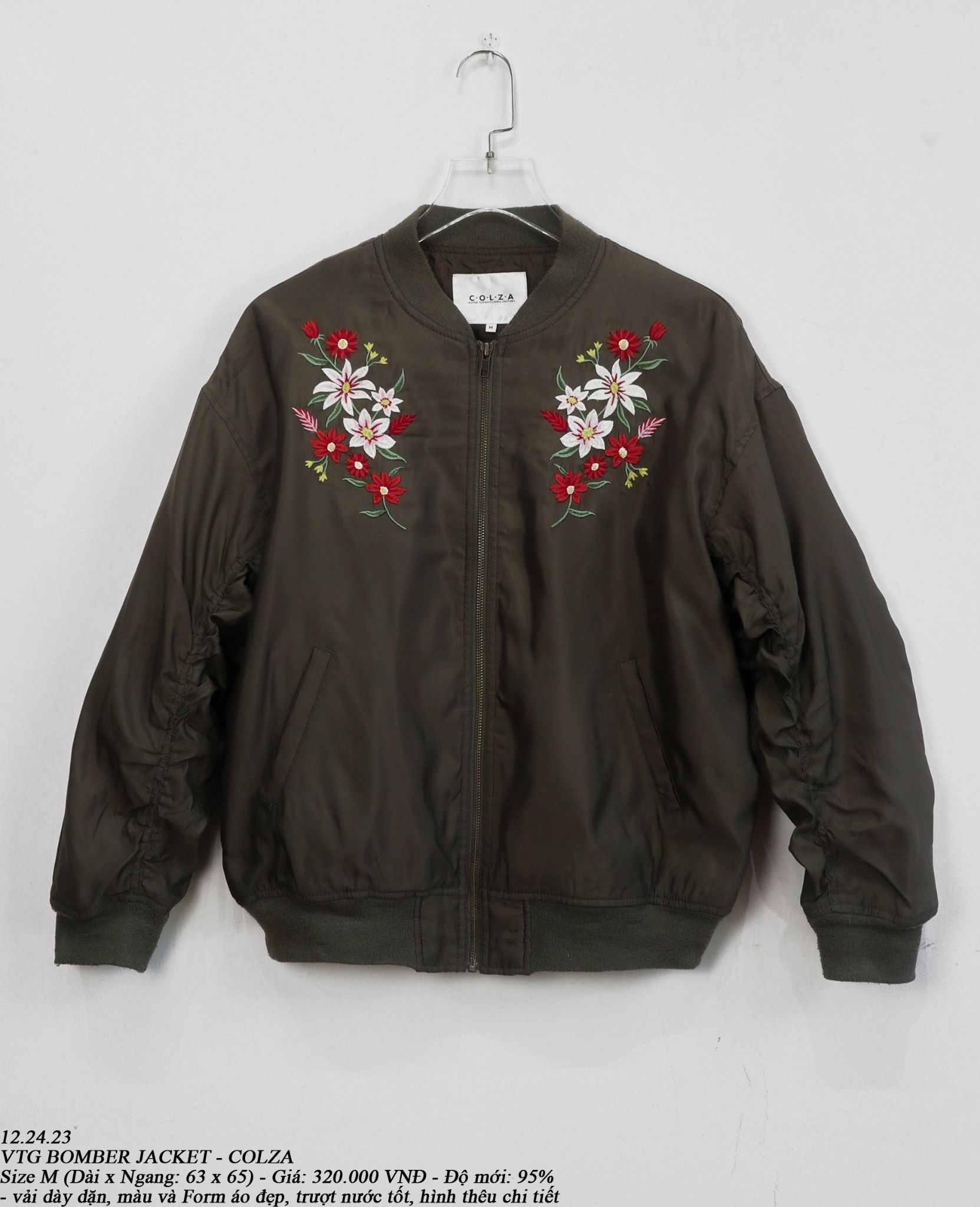 12.24.23 - VTG BOMBER JACKET - COLZA