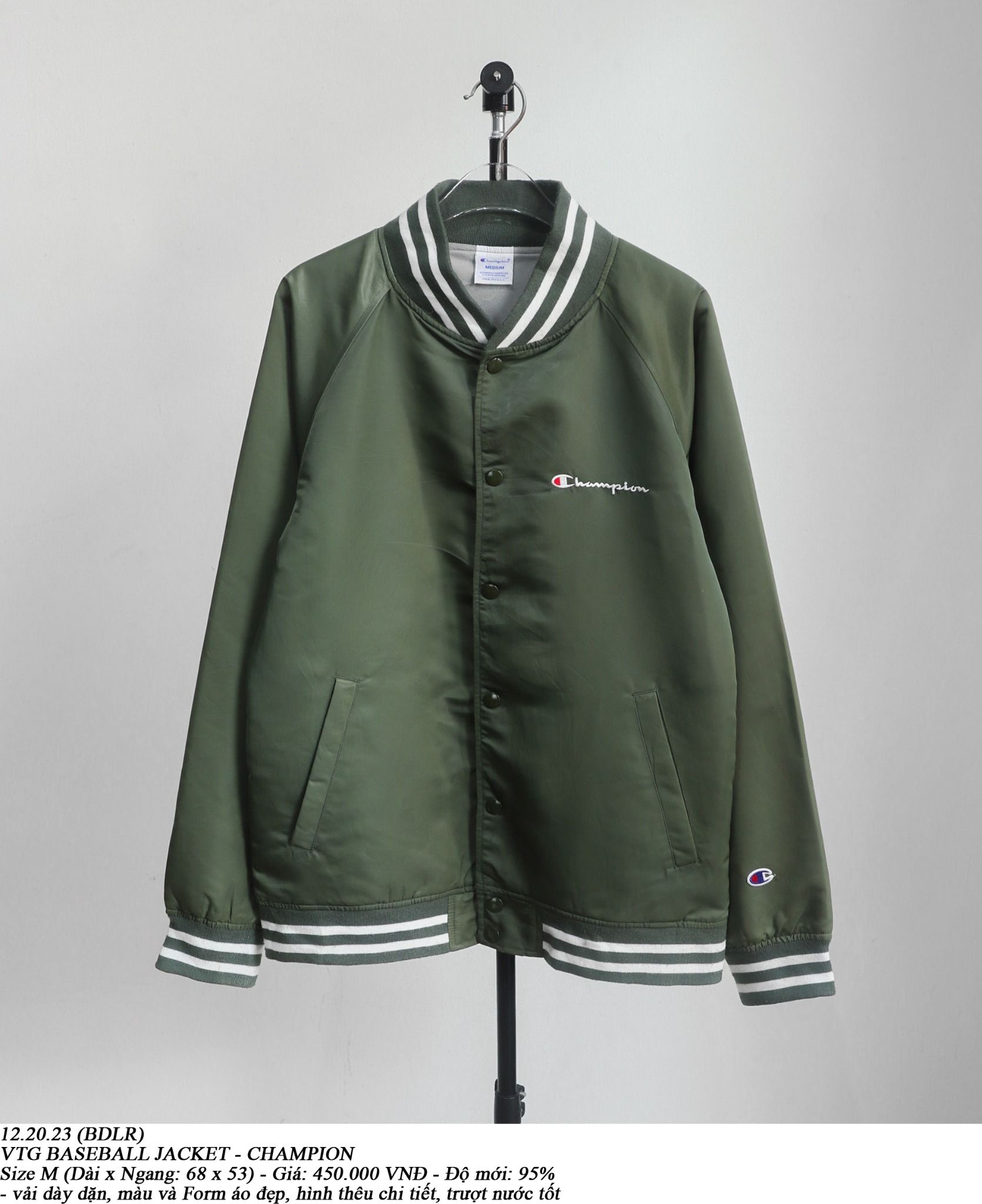 12.20.23 - VTG BASEBALL JACKET - CHAMPION