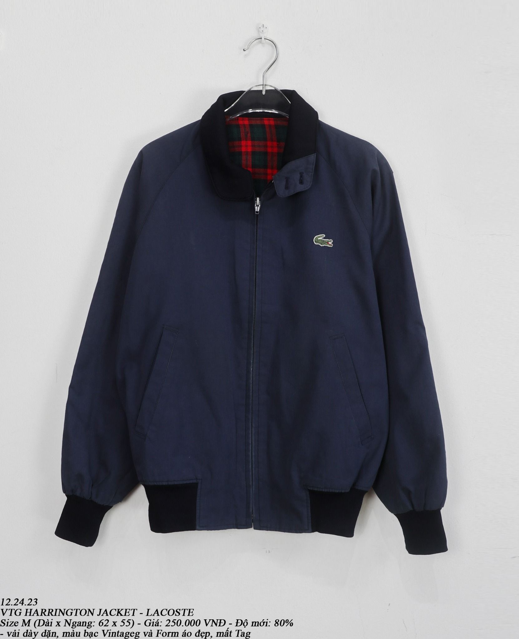 12.24.23 - VTG HARRINGTON JACKET - LACOSTE