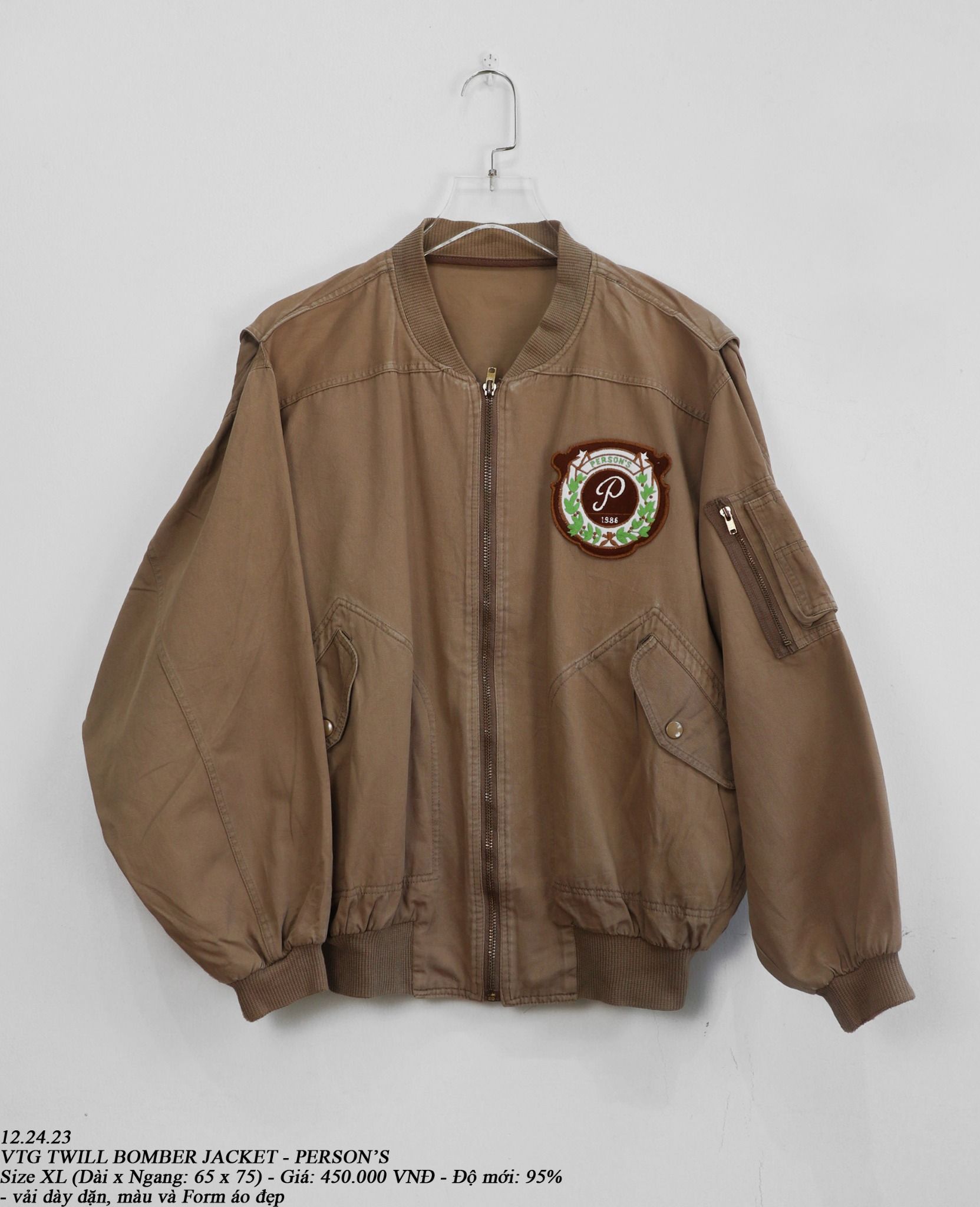 12.24.23 - VTG TWILL BOMBER JACKET - PERSON'S