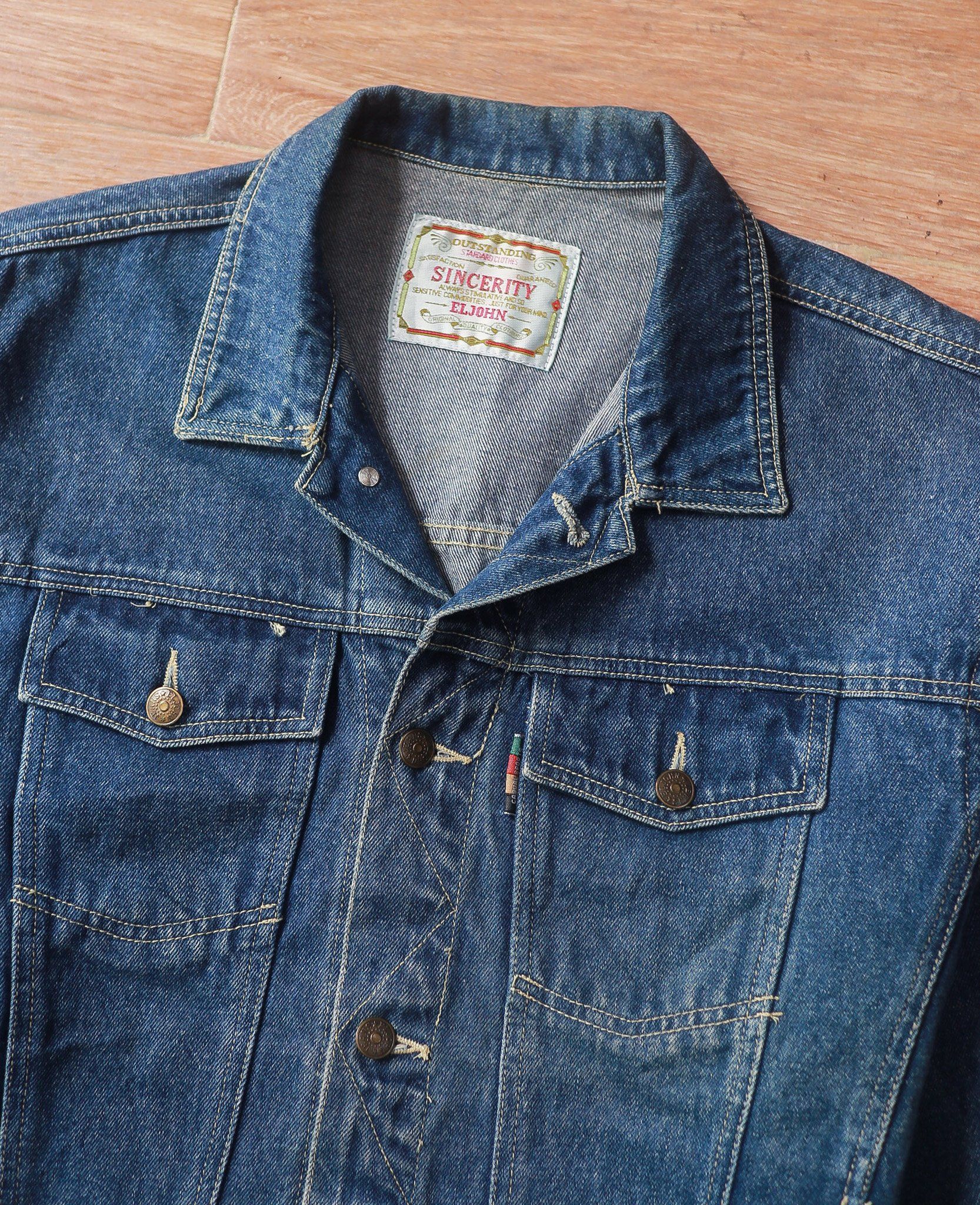 07.14.24 - VTG DENIM JACKET - EL JOHN 90s