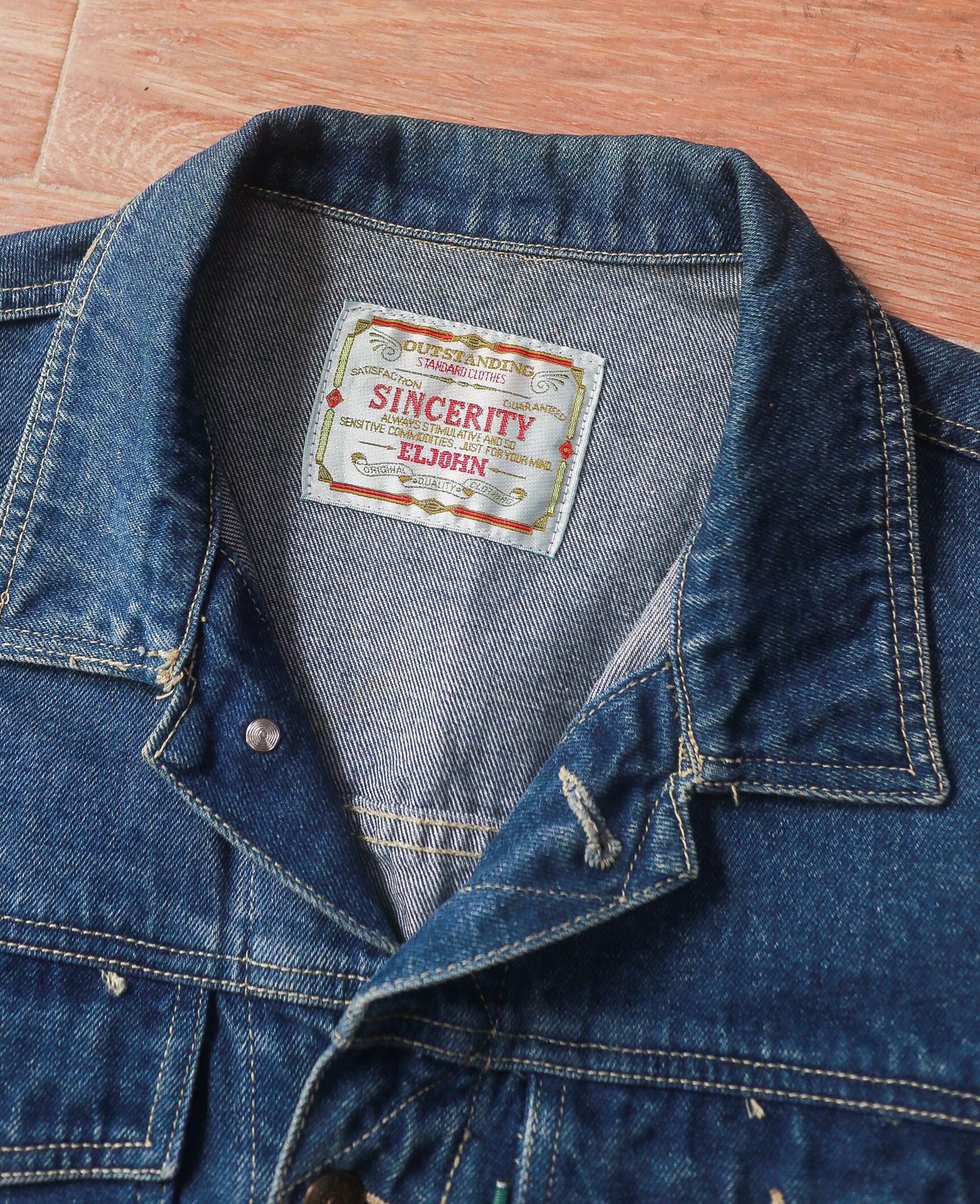 07.14.24 - VTG DENIM JACKET - EL JOHN 90s