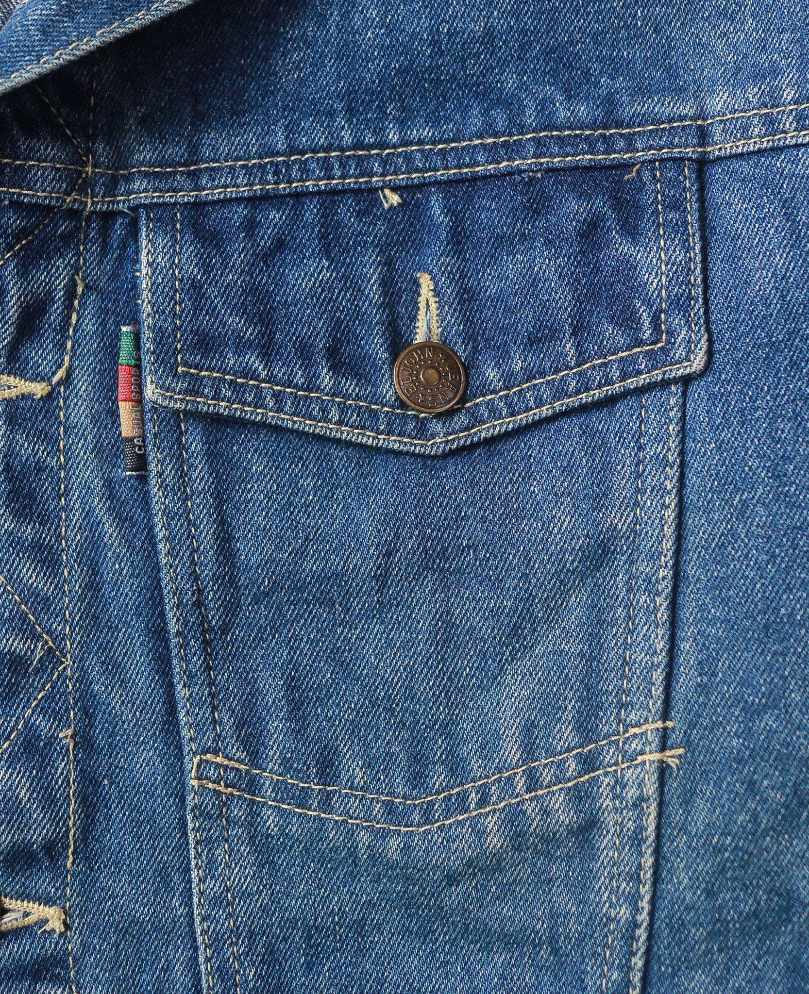 07.14.24 - VTG DENIM JACKET - EL JOHN 90s