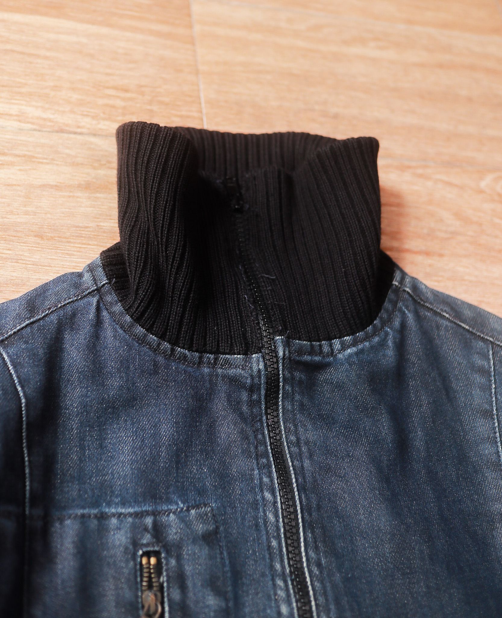 07.15.24 - VTG CROPPED DENIM JACKET - SISLEY