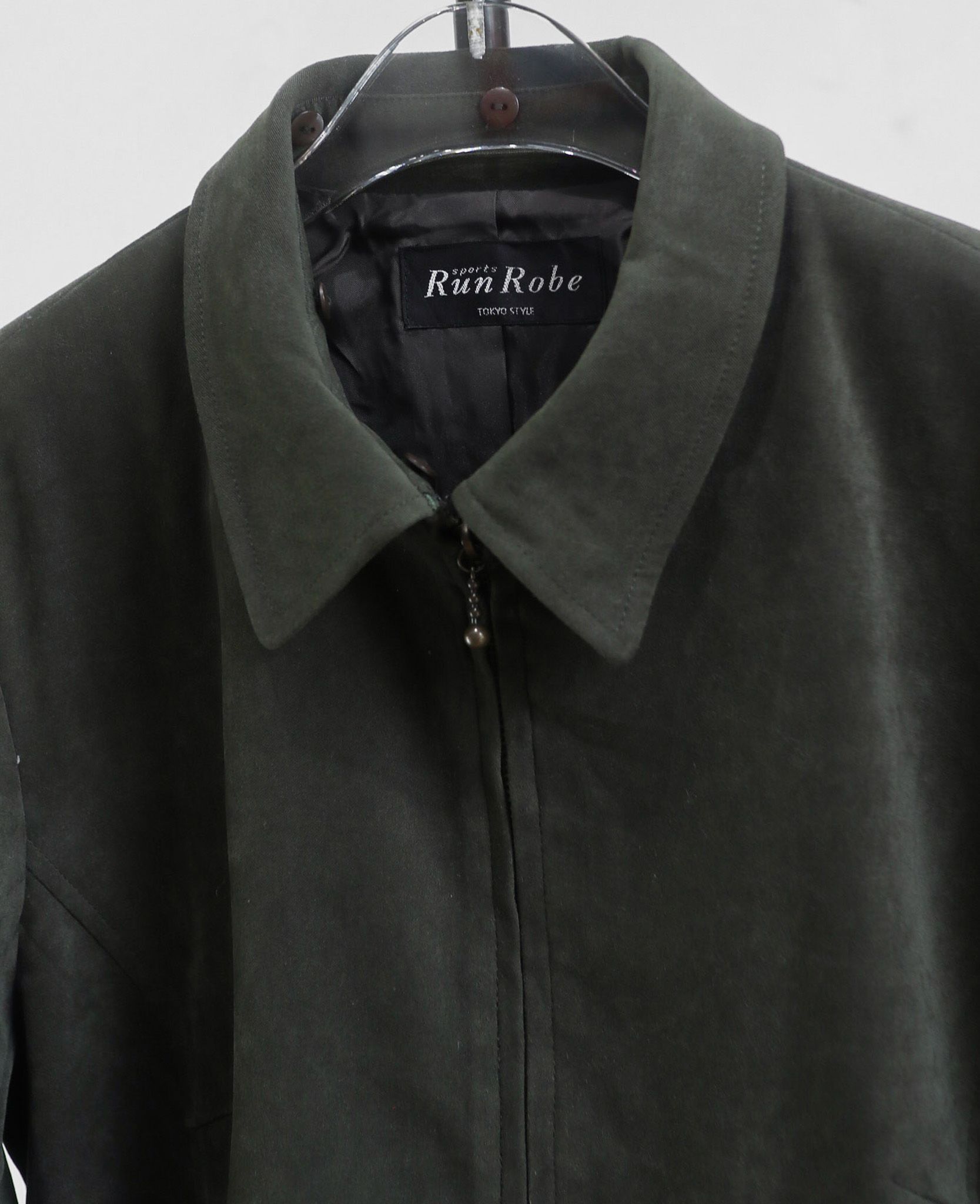12.26.23 - VTG CROPPED SUEDE BLOUSON JACKET - RUN ROPE TOKYO